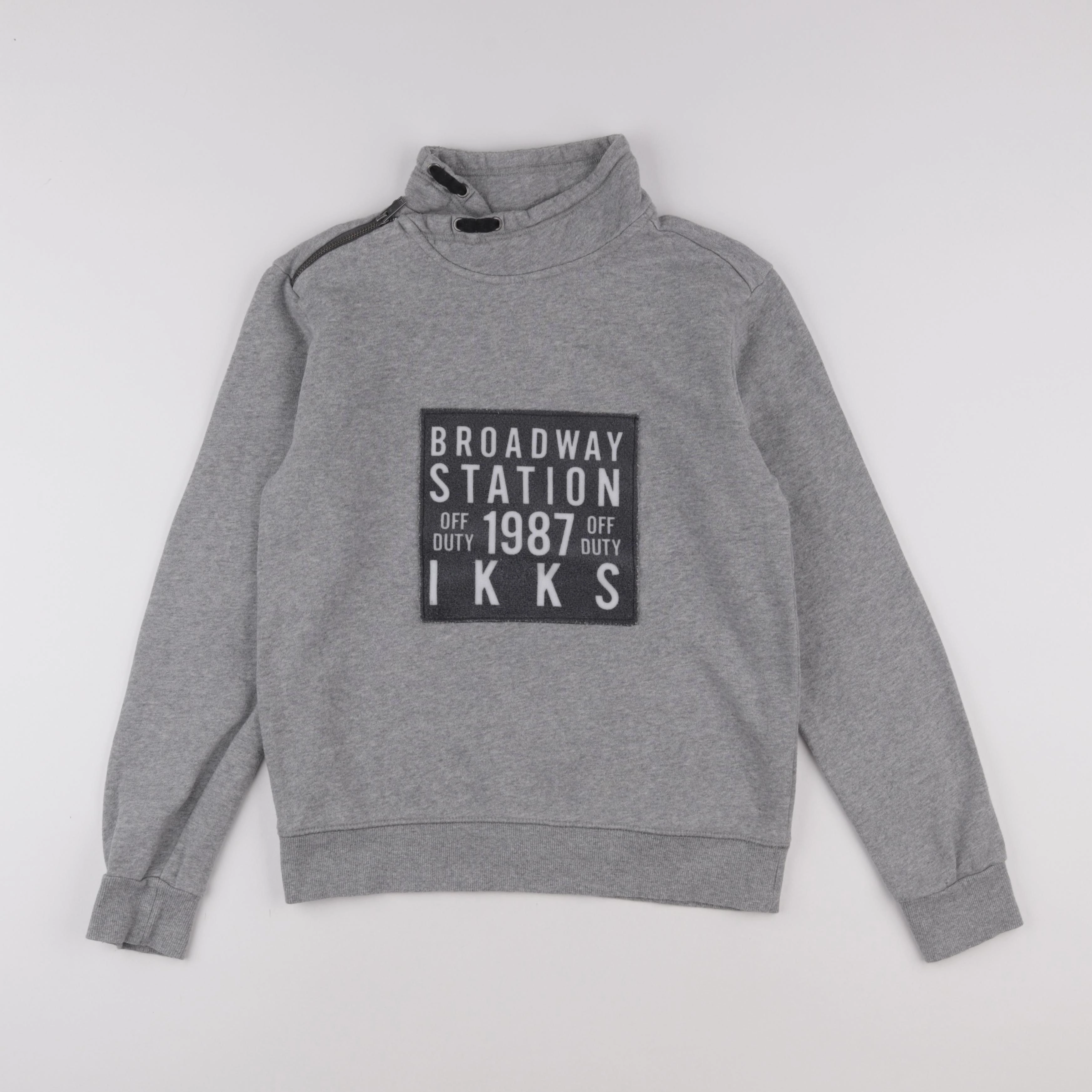 IKKS - sweat gris - 14 ans