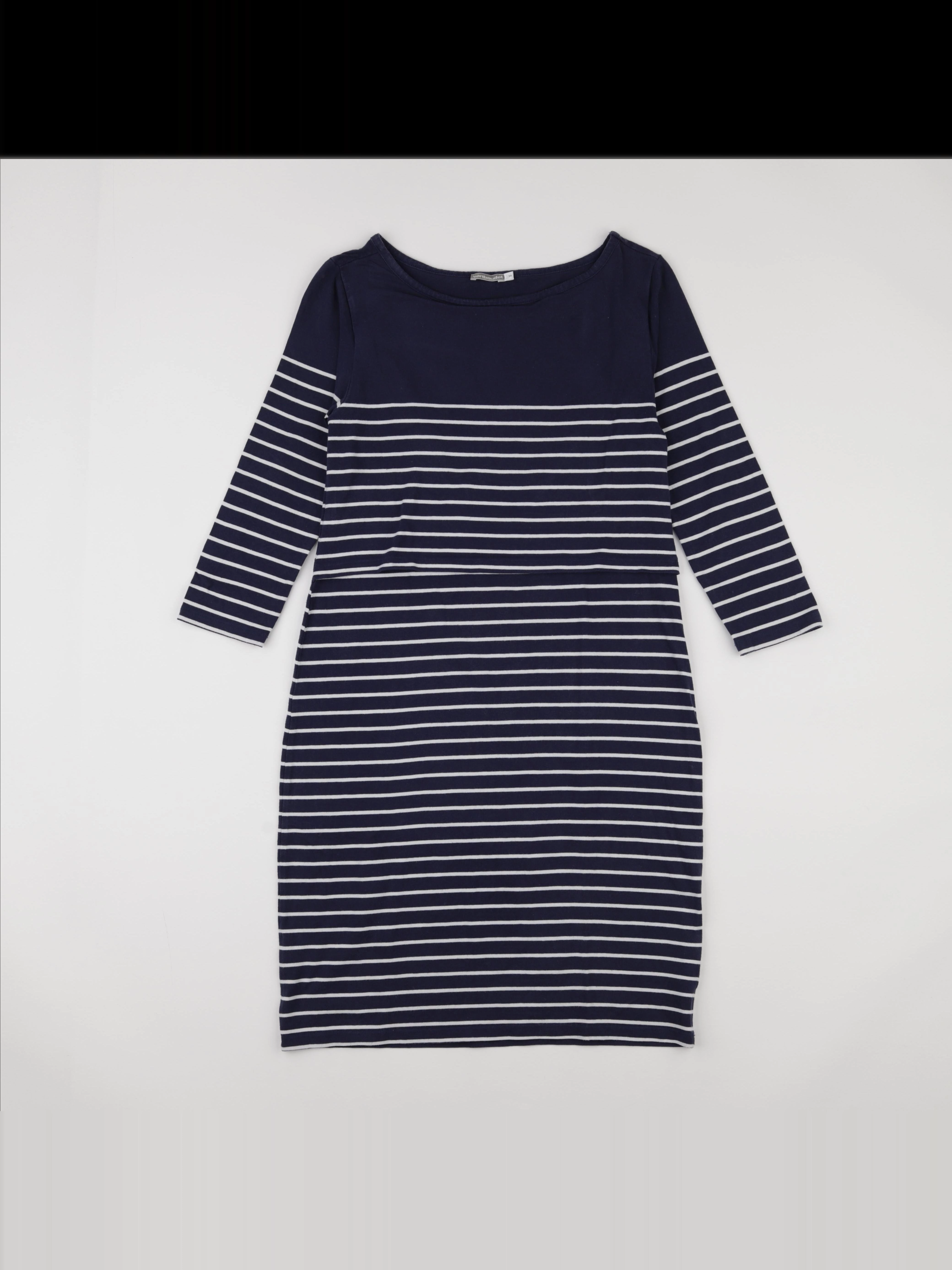 Vertbaudet - robe allaitement bleu, blanc - 34