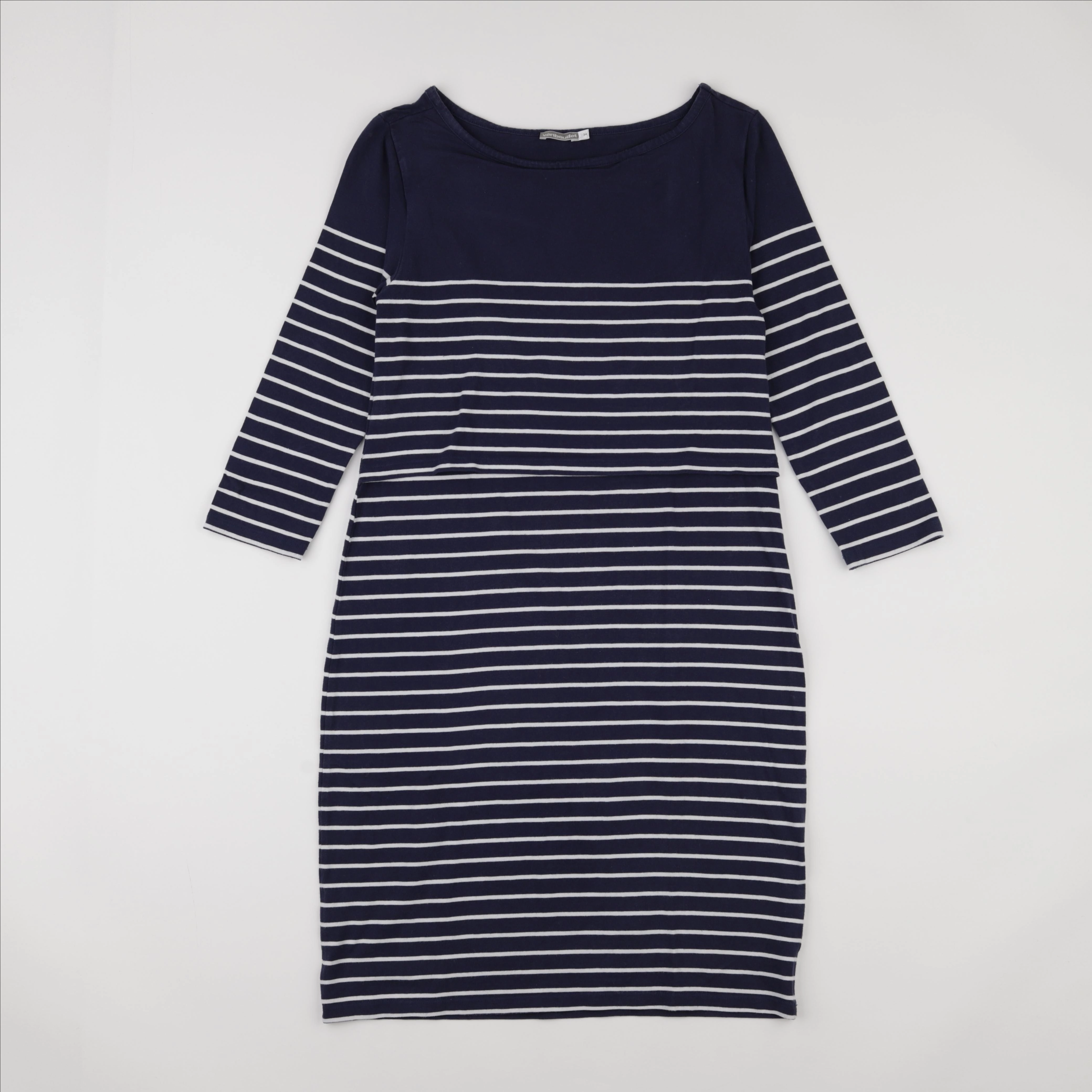 Vertbaudet - robe allaitement bleu, blanc - 34