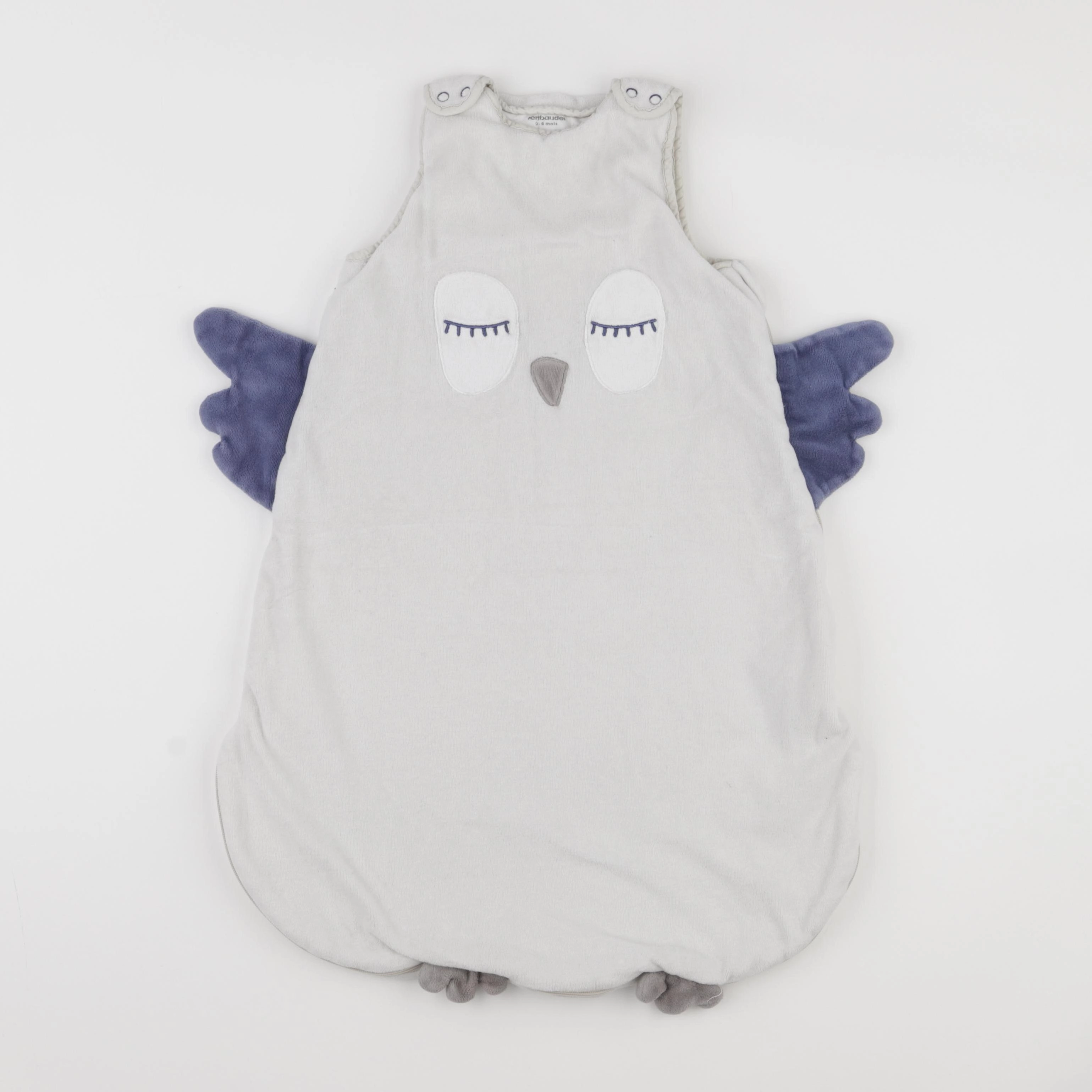 Vertbaudet - gigoteuse gris - 0/6 mois