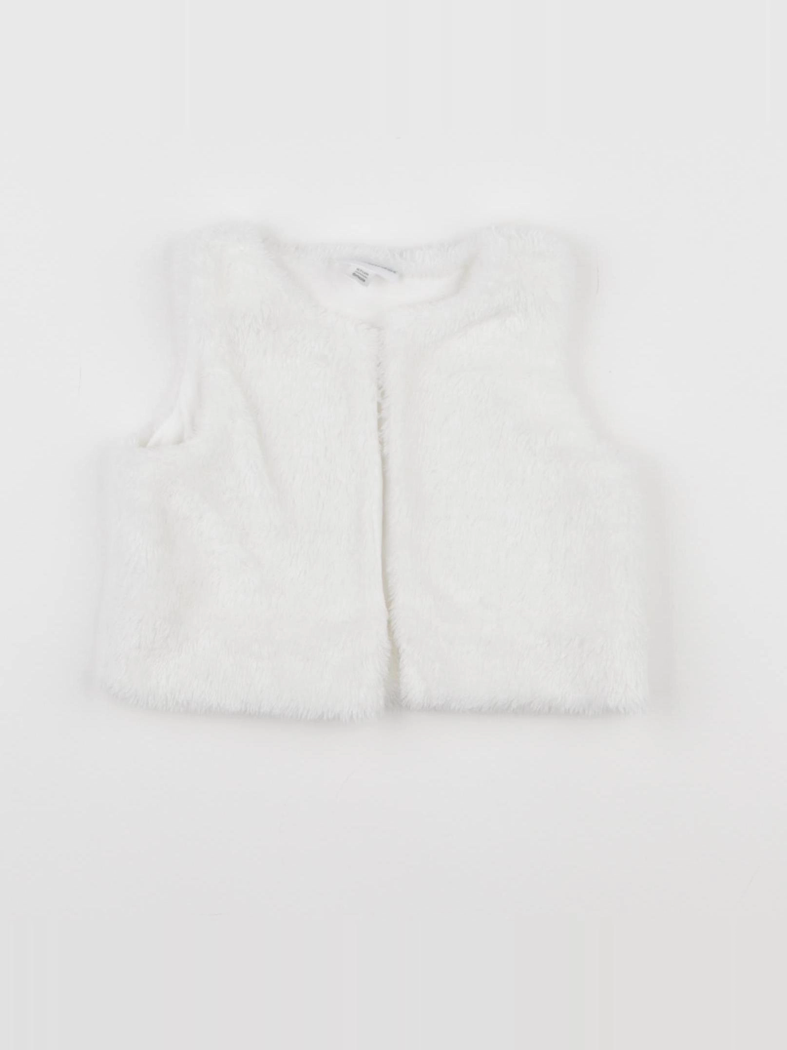 Vertbaudet - gilet blanc - 6 mois