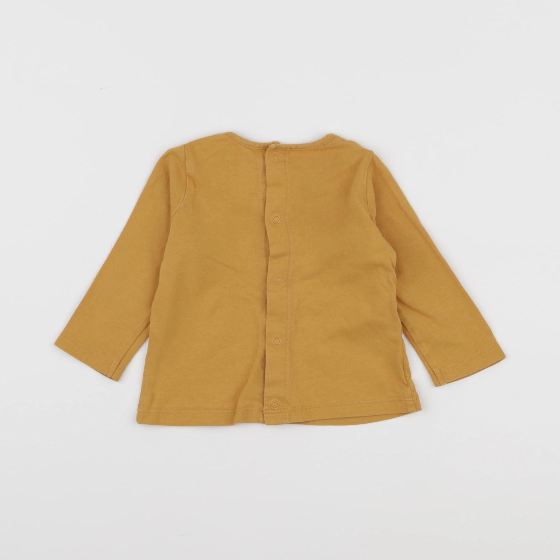 Vertbaudet - tee-shirt jaune - 6 mois