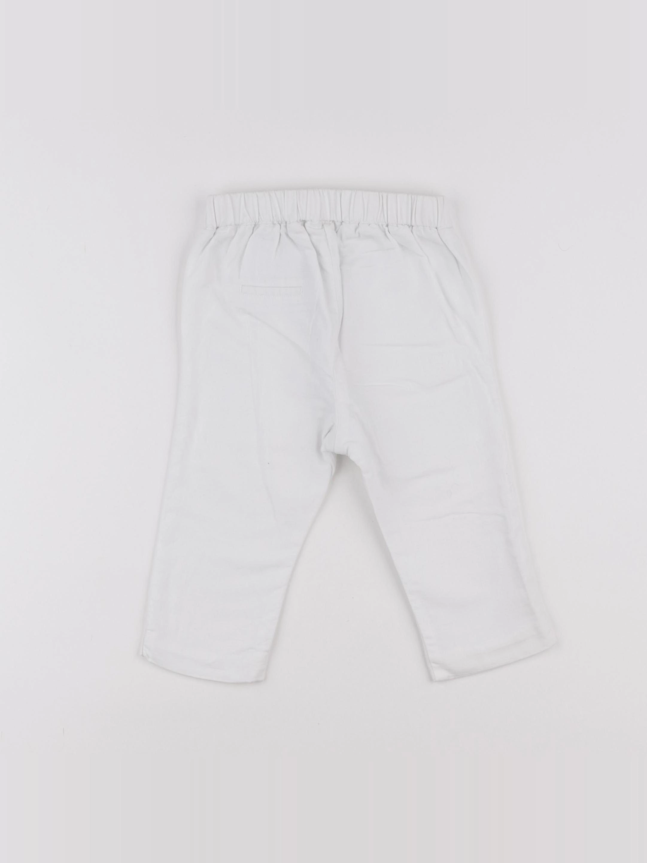 Cyrillus - pantalon blanc - 12 mois