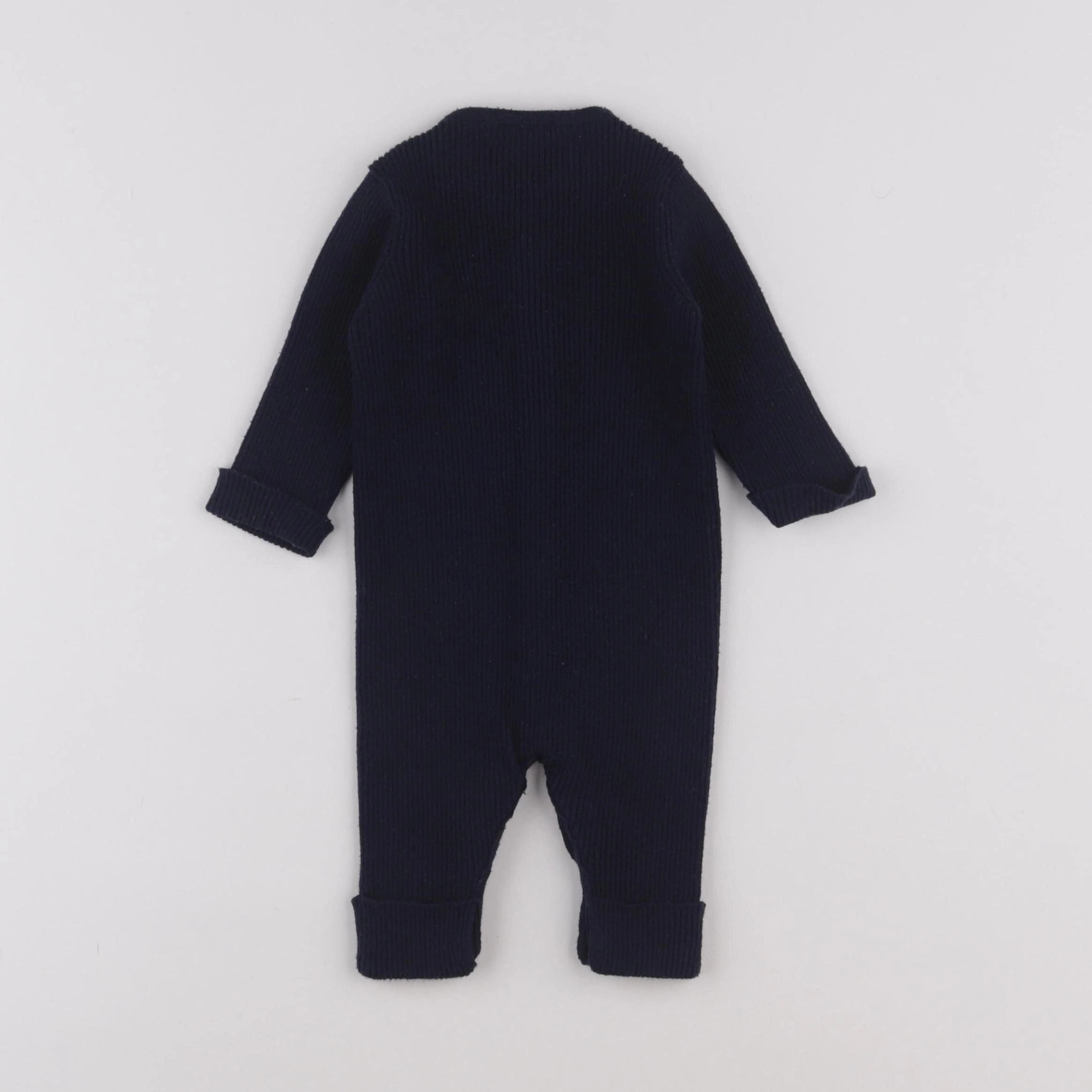 Vertbaudet - combinaison bleu - 3 mois