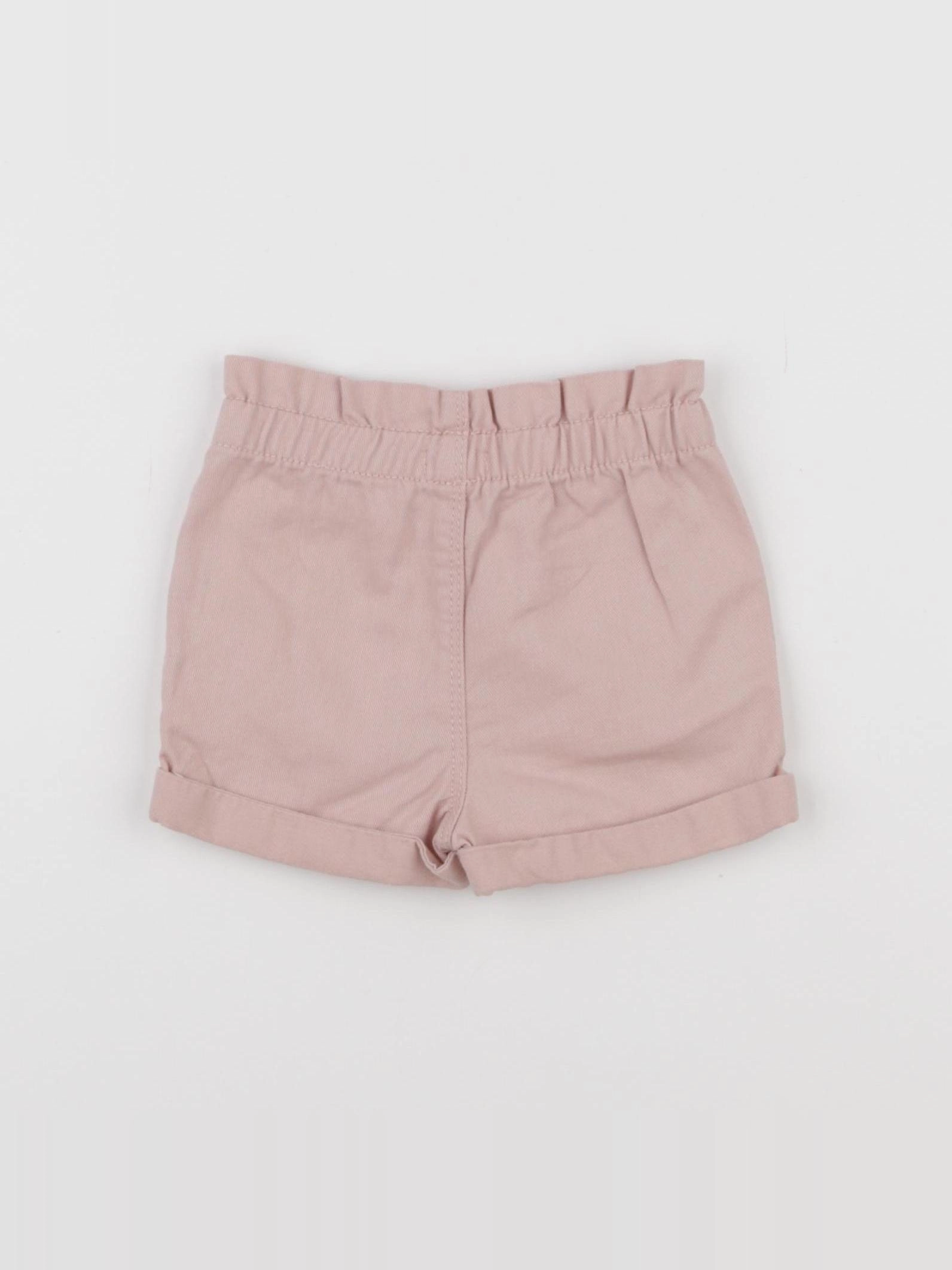 Vertbaudet - short rose - 6 mois