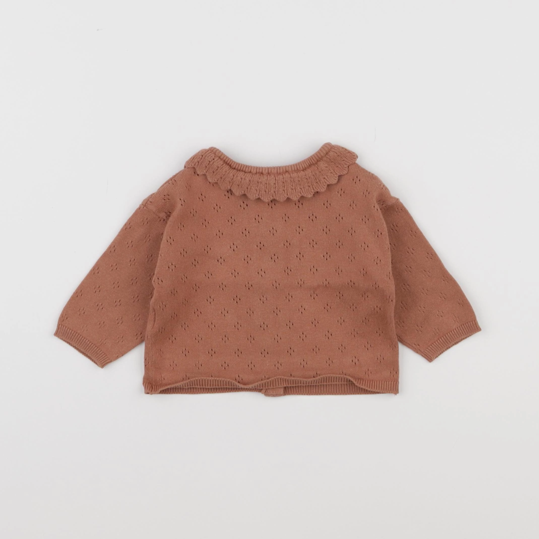 Vertbaudet - gilet marron - 3 mois