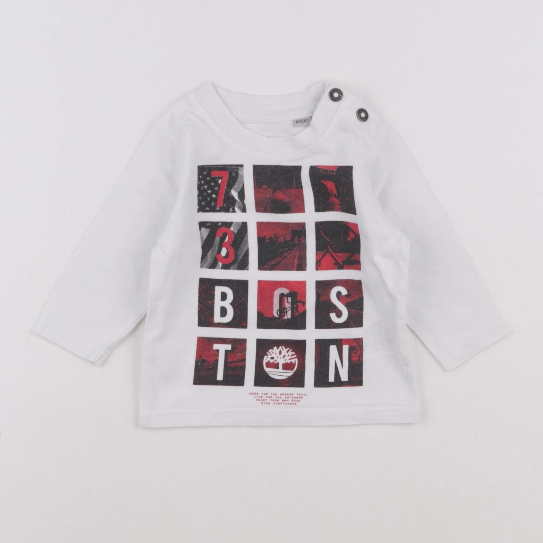 Timberland - tee-shirt multicolore - 6 mois