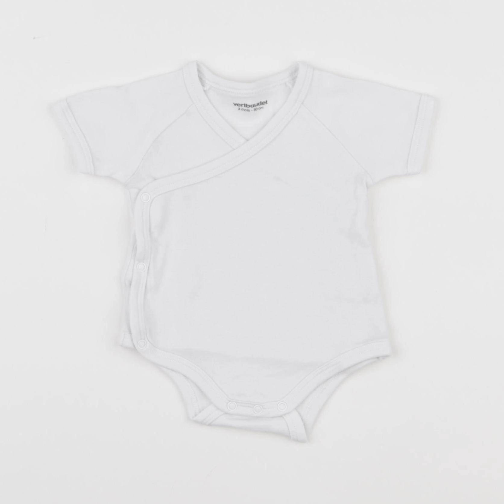 Vertbaudet - body blanc - 3 mois