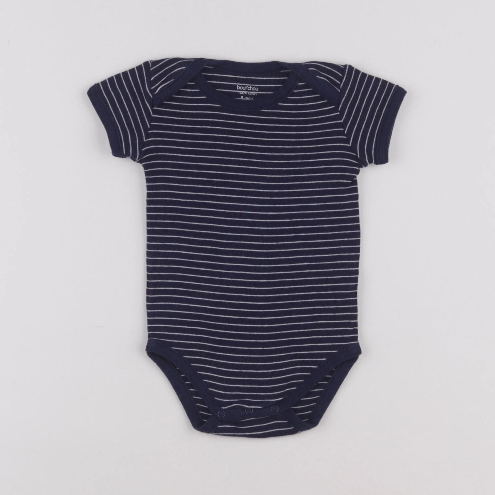 Boutchou - body bleu - 9 mois