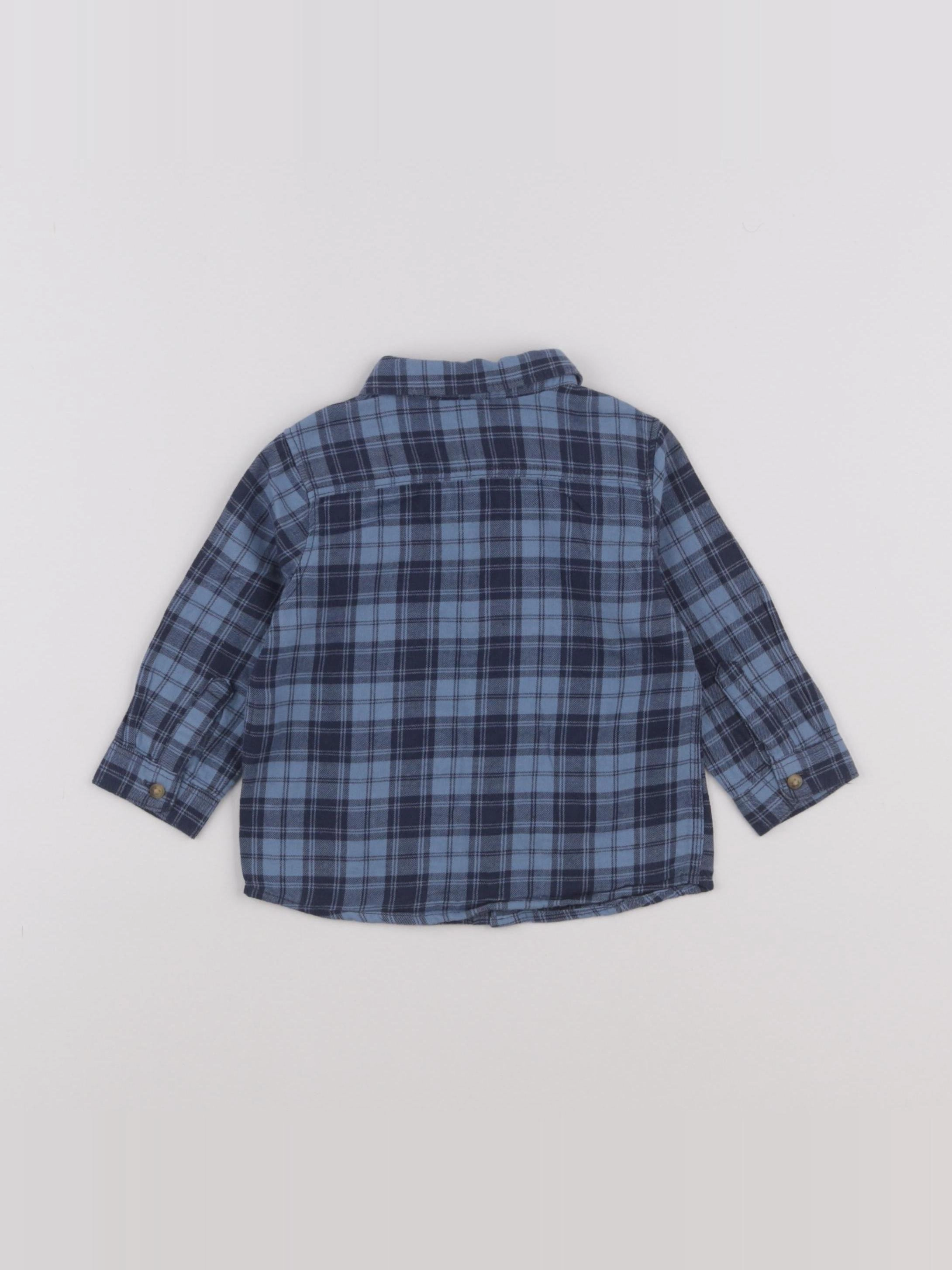 Zara - chemise bleu - 3/6 mois