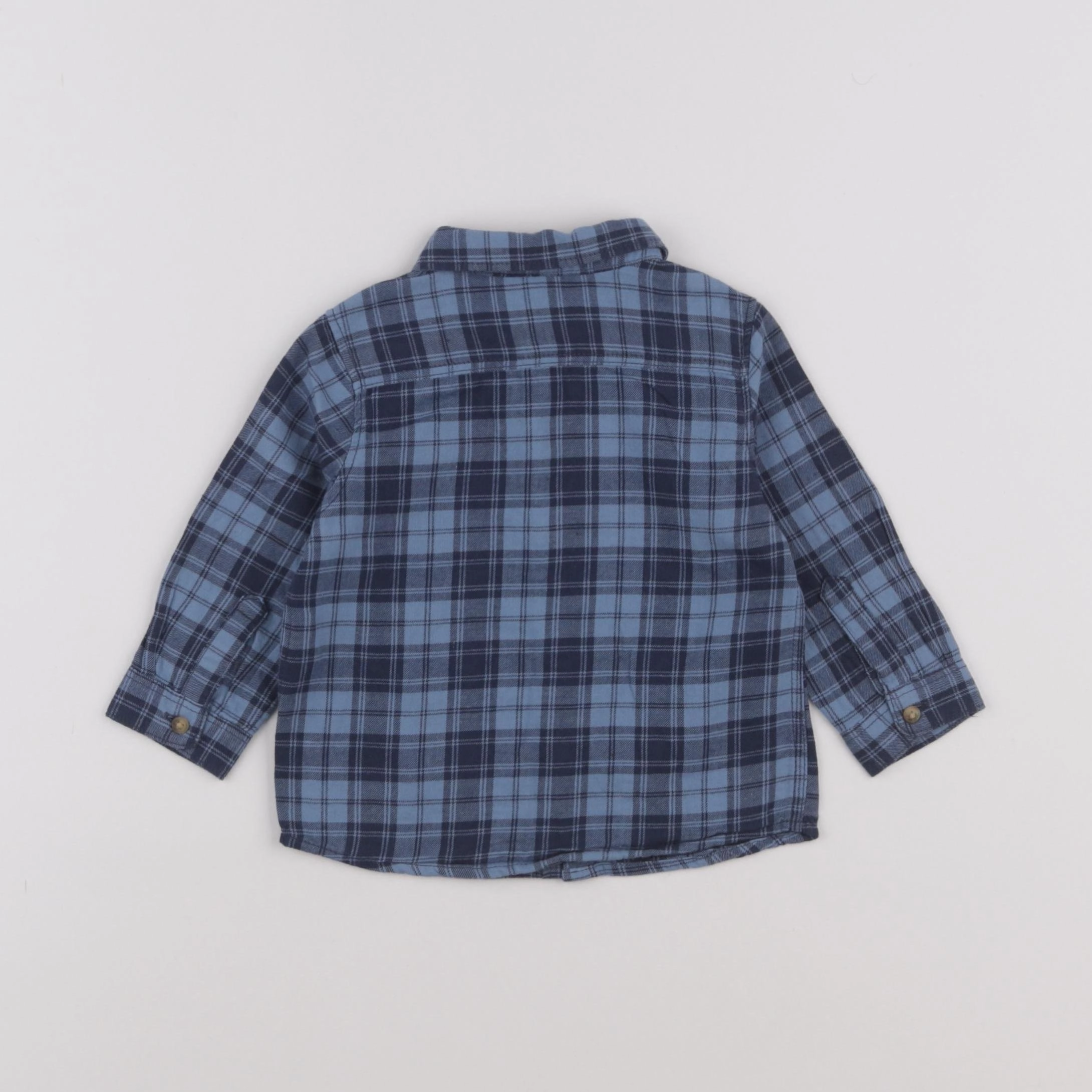 Zara - chemise bleu - 3/6 mois