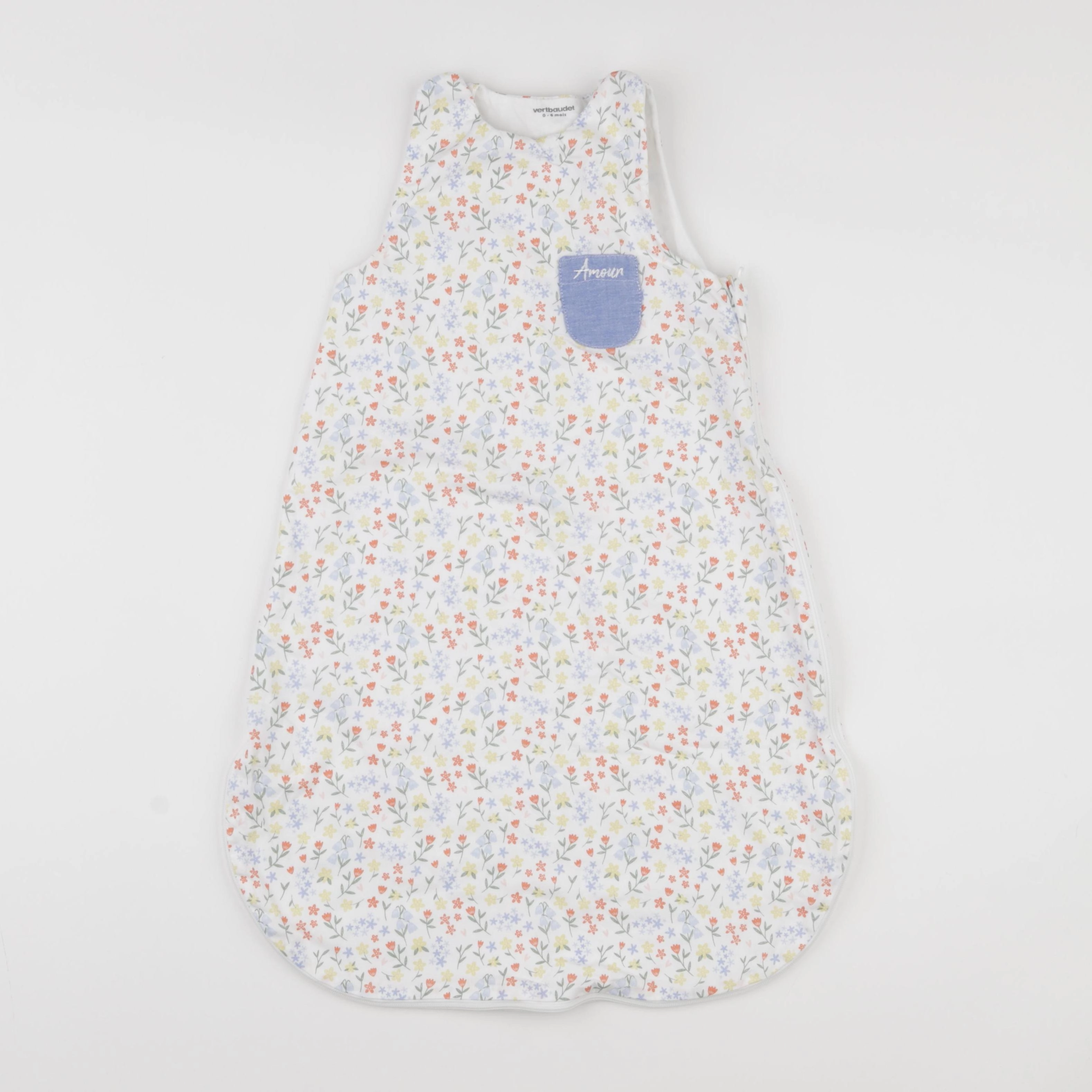 Vertbaudet - gigoteuse multicolore - 0/6 mois