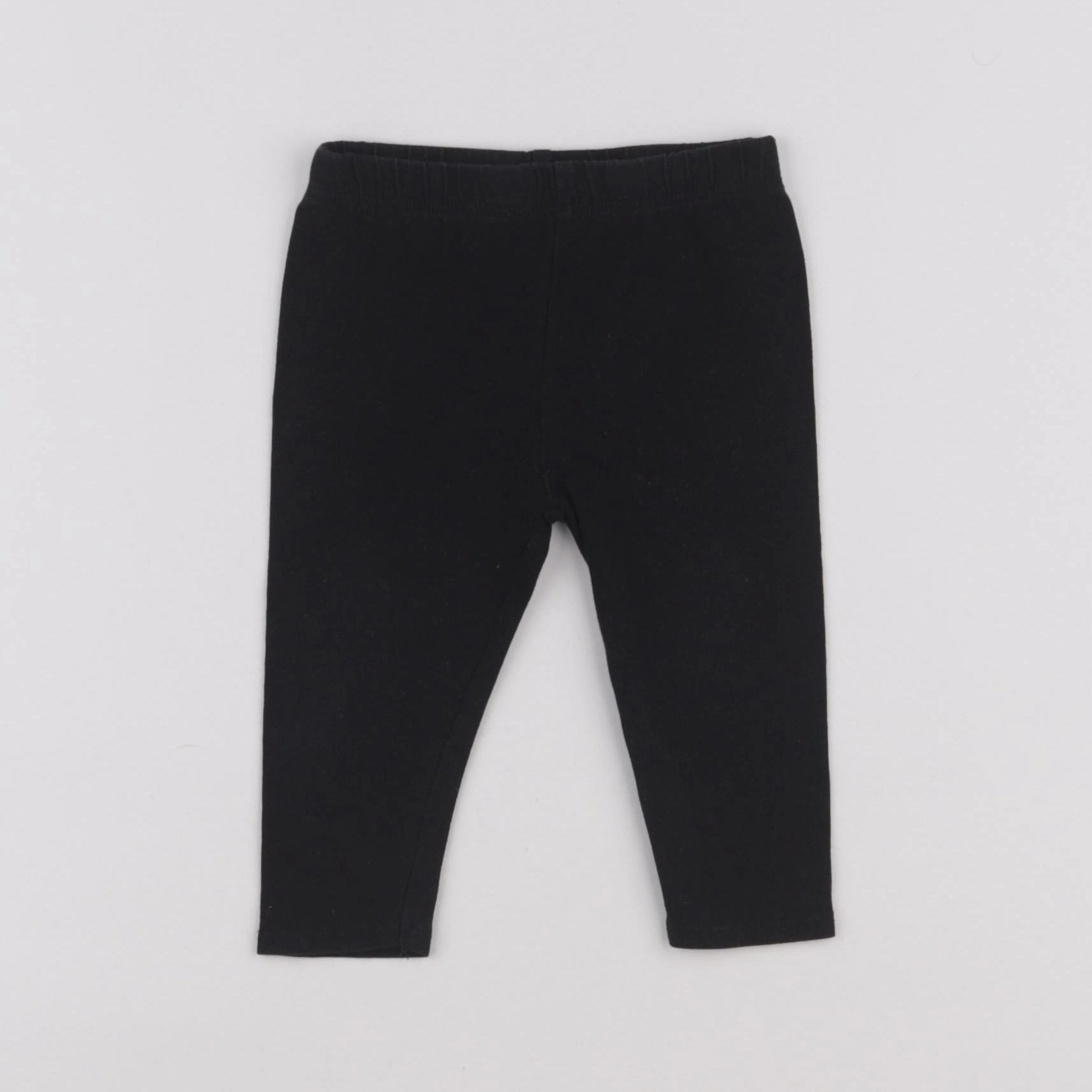 Vertbaudet - legging noir - 9 mois