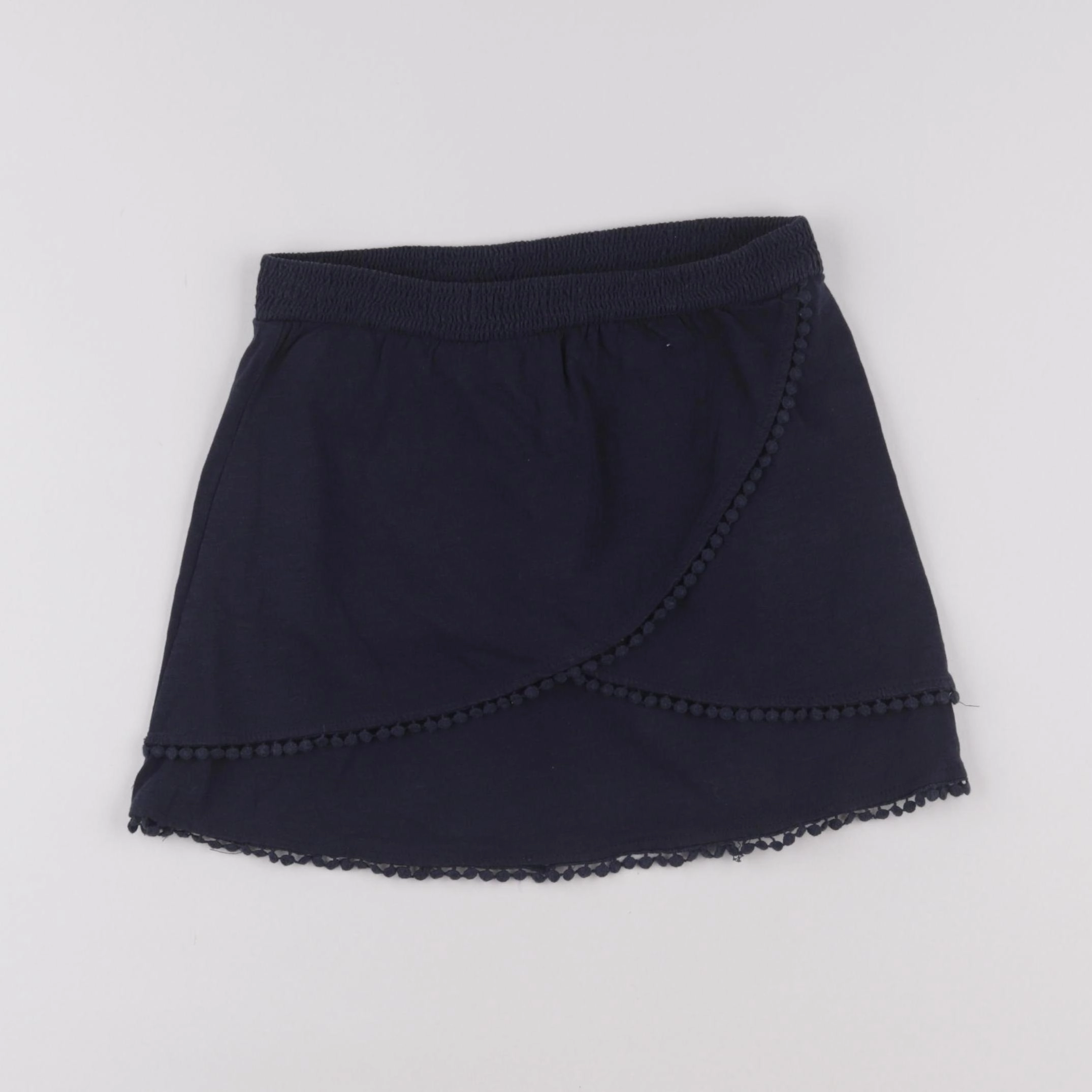Vertbaudet - jupe short bleu - 6 ans