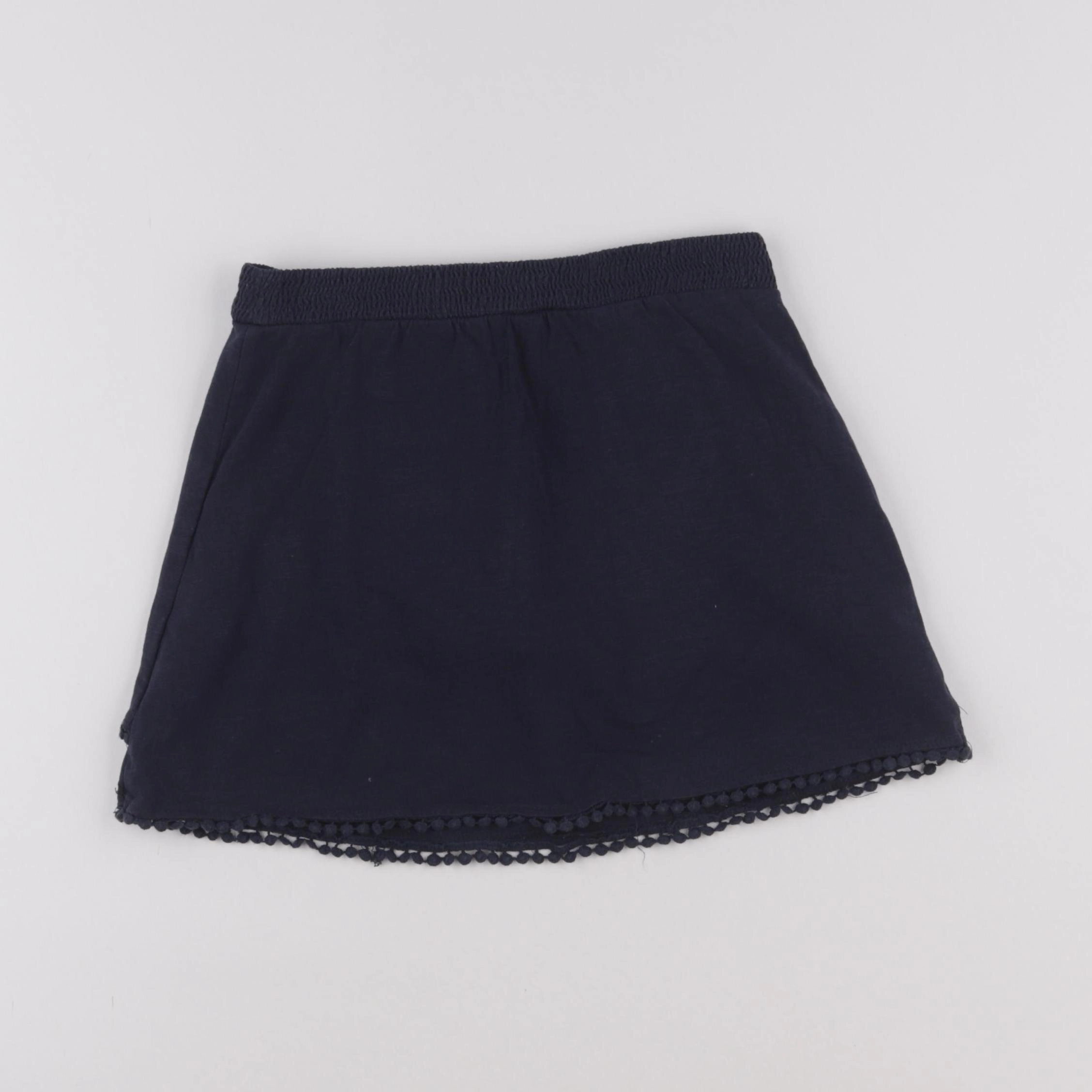 Vertbaudet - jupe short bleu - 6 ans