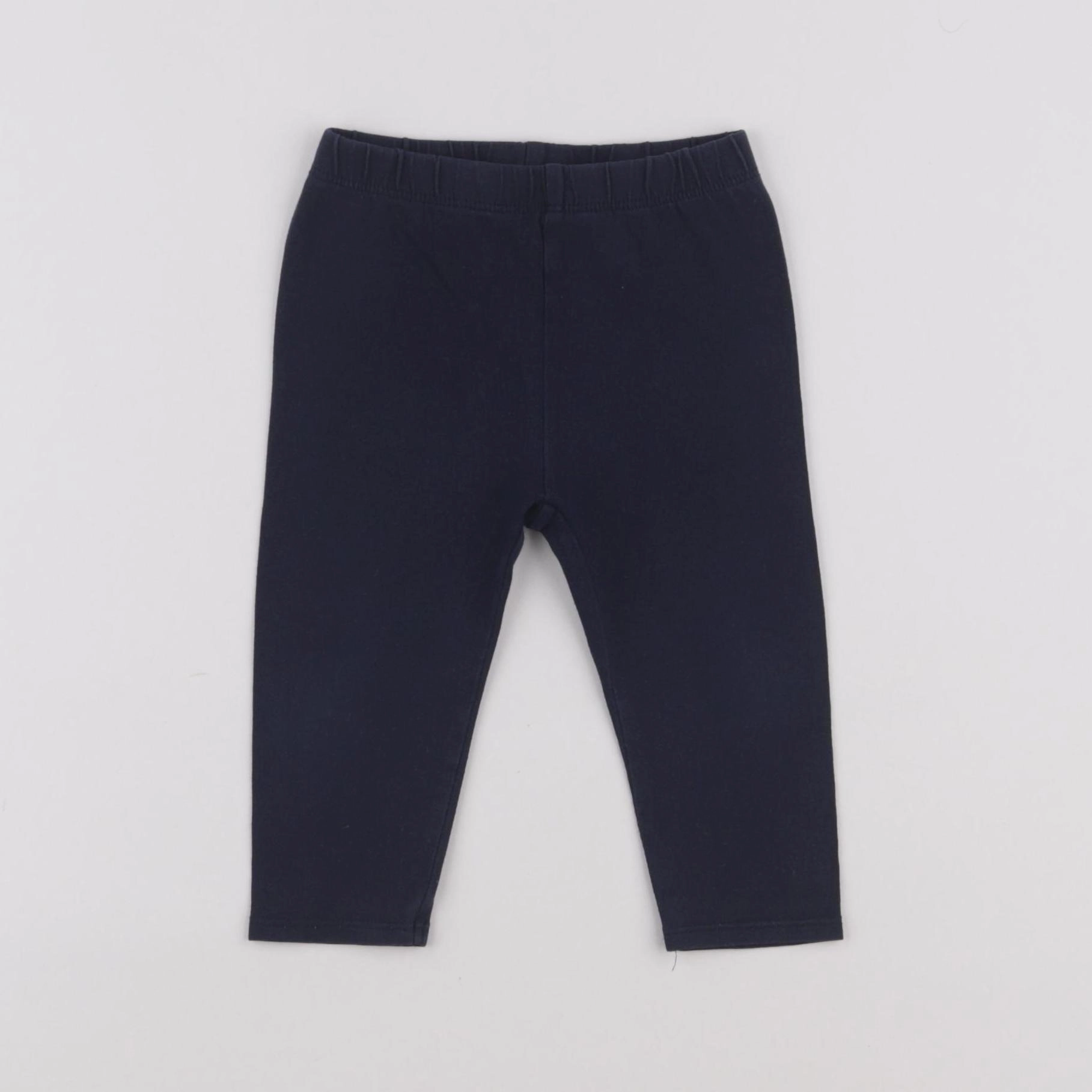 Vertbaudet - legging bleu - 12 mois