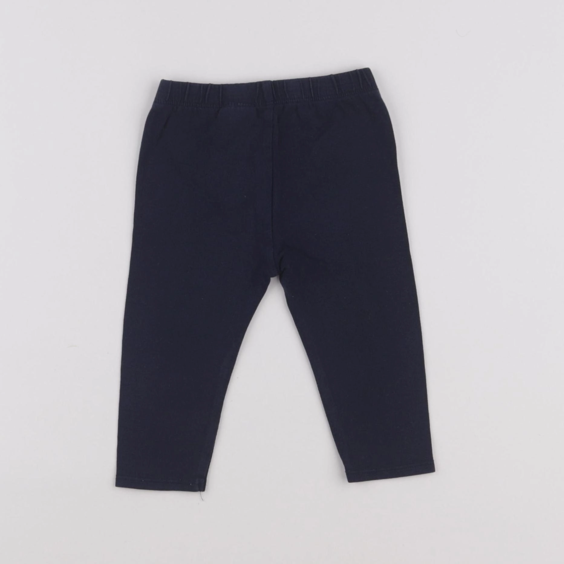 Vertbaudet - legging bleu - 12 mois