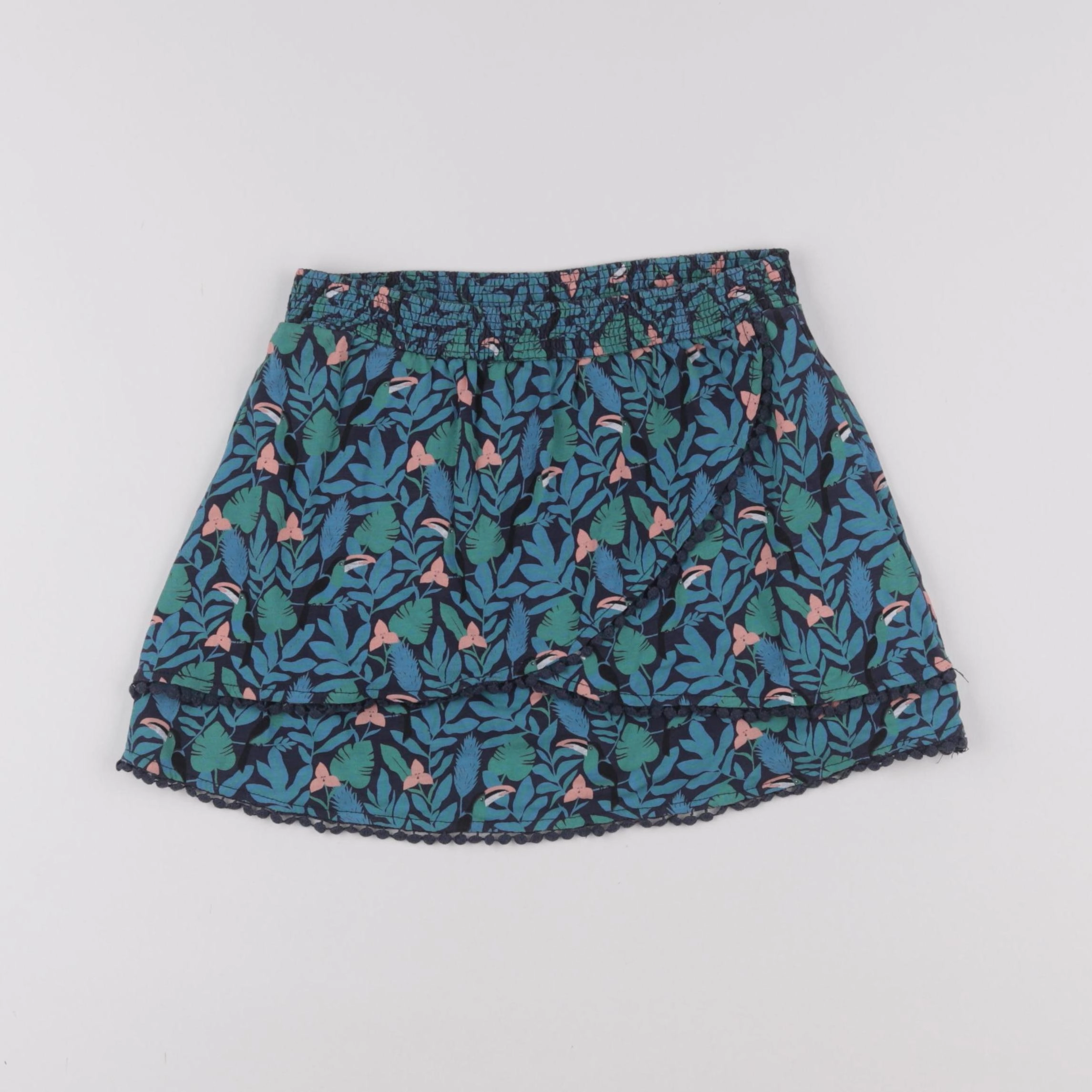 Vertbaudet - jupe short multicolore - 6 ans