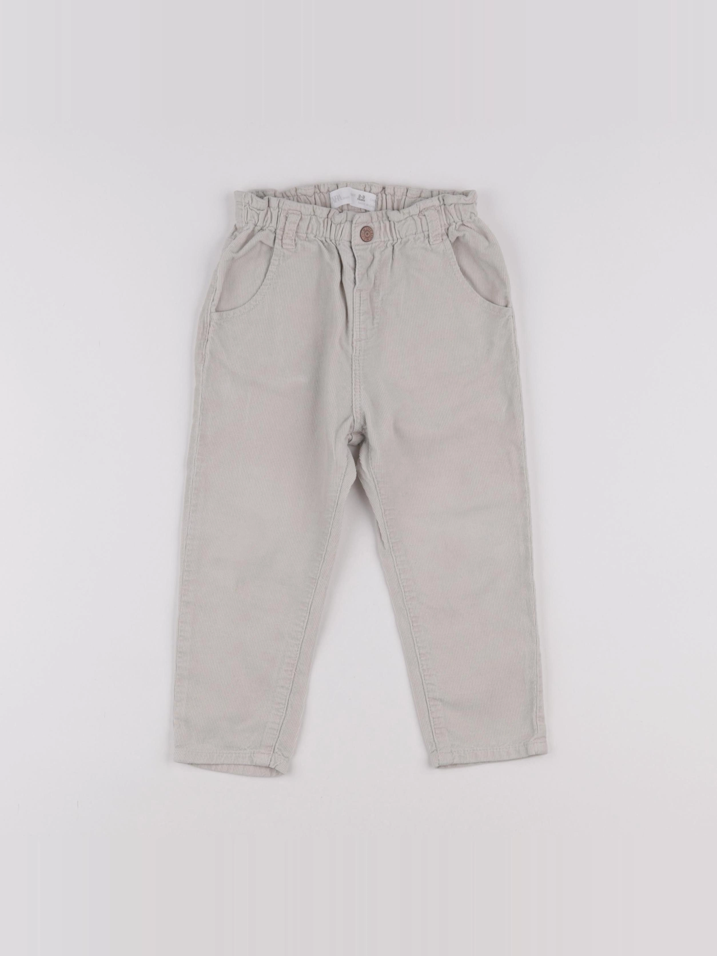 Zara - pantalon beige - 2/3 ans