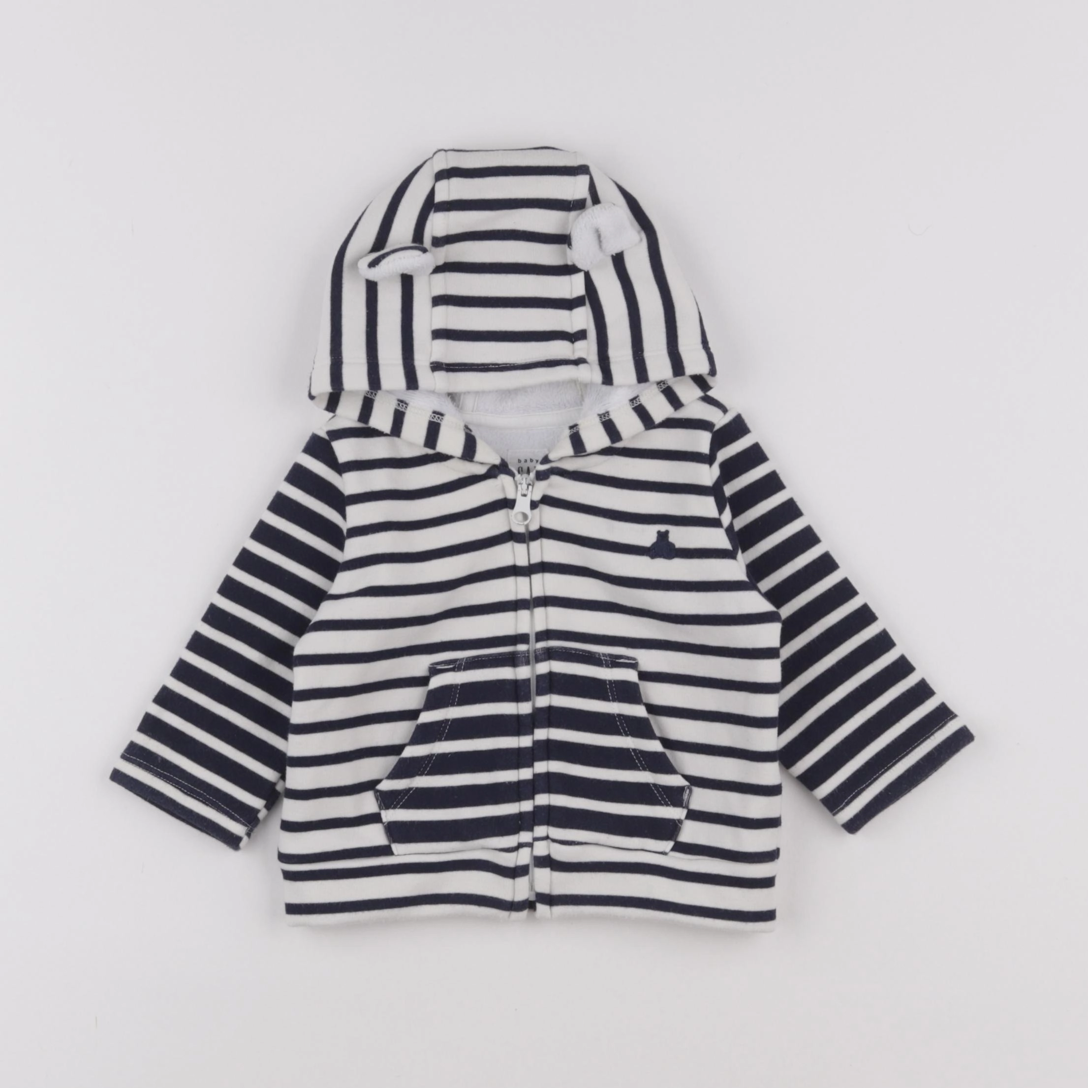 GAP - sweat bleu - 3/6 mois