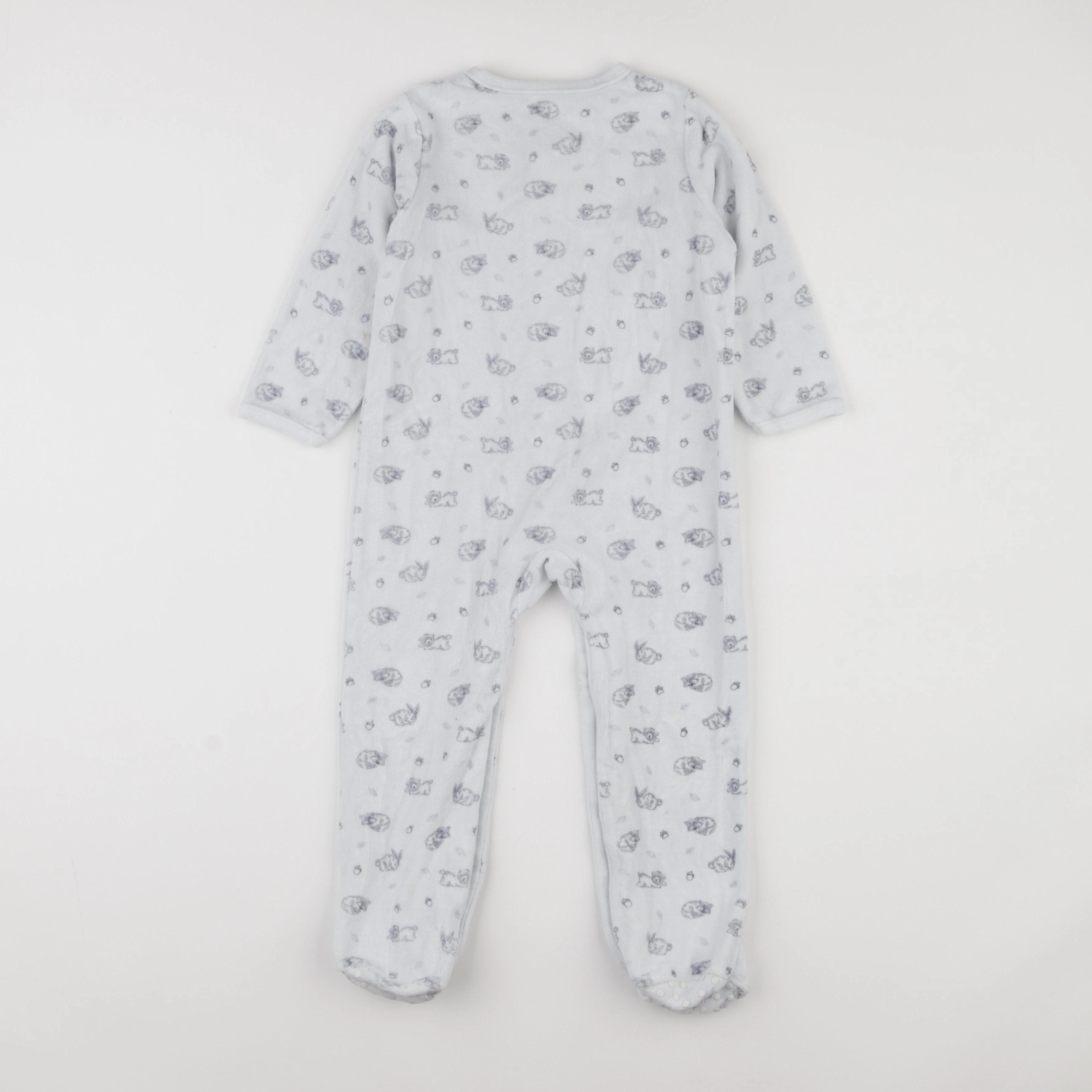 Vertbaudet - pyjama velours bleu - 3 ans