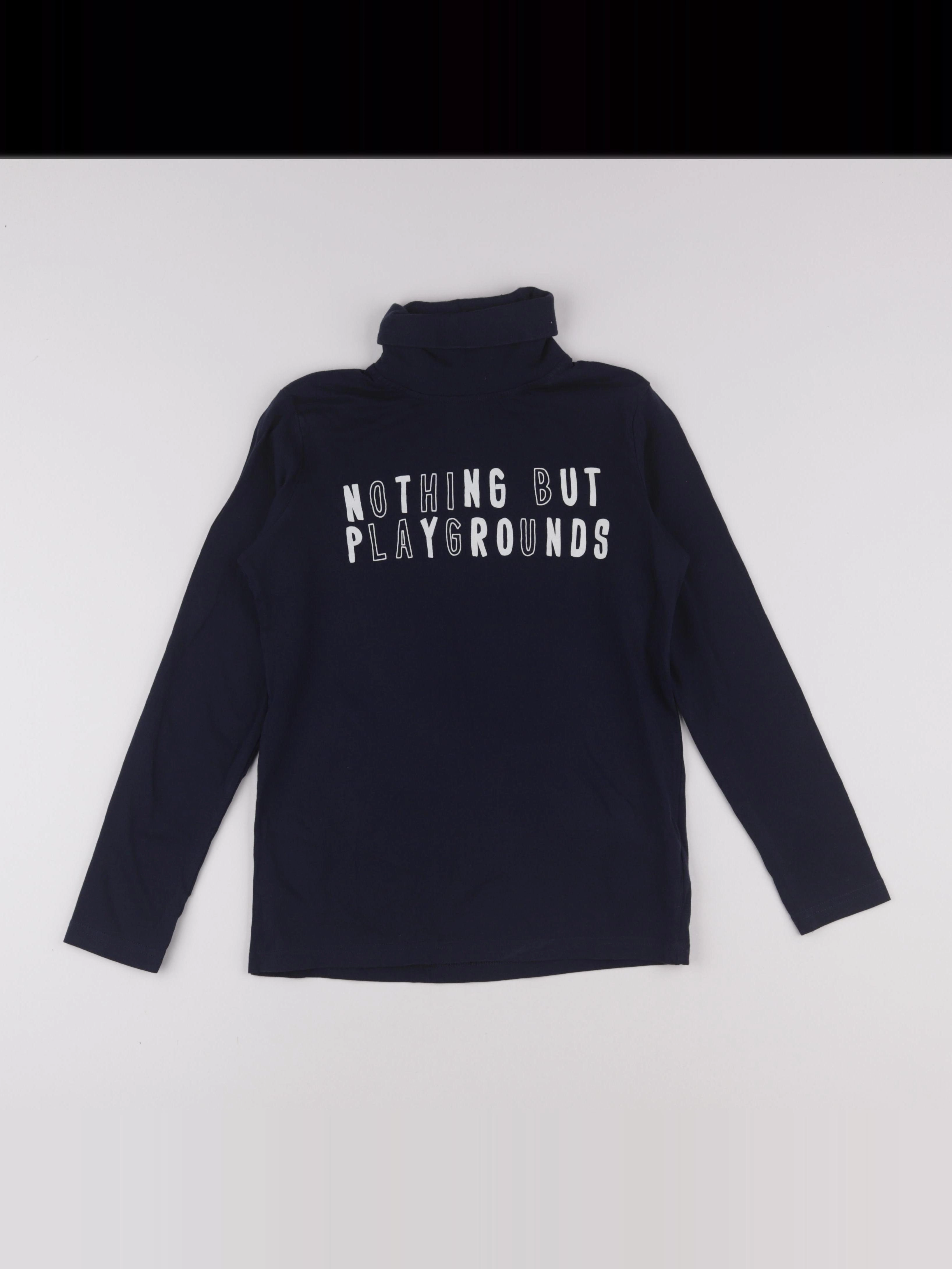 Vertbaudet - sous-pull bleu - 12 ans