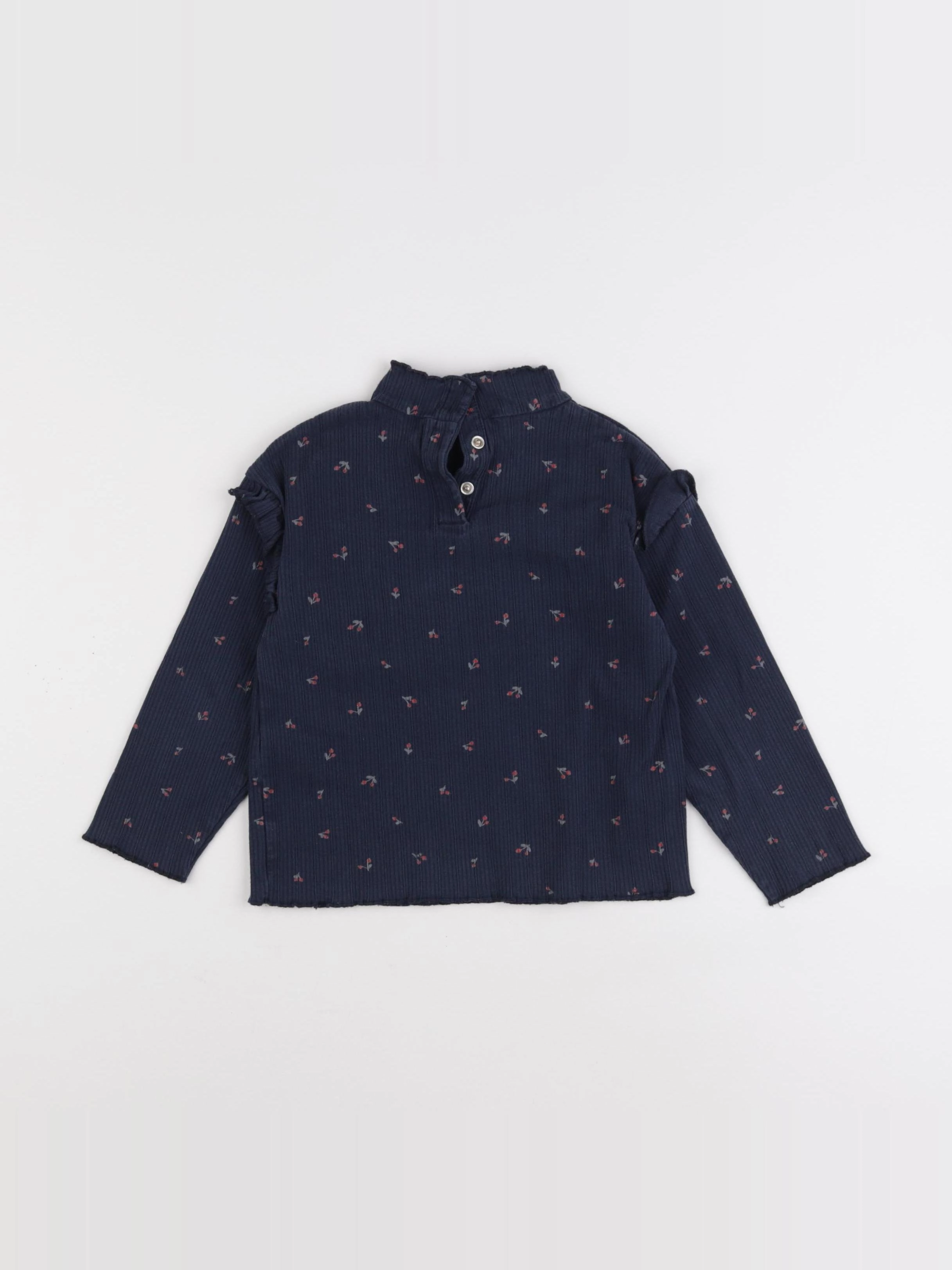 Vertbaudet - sous-pull bleu - 4 ans