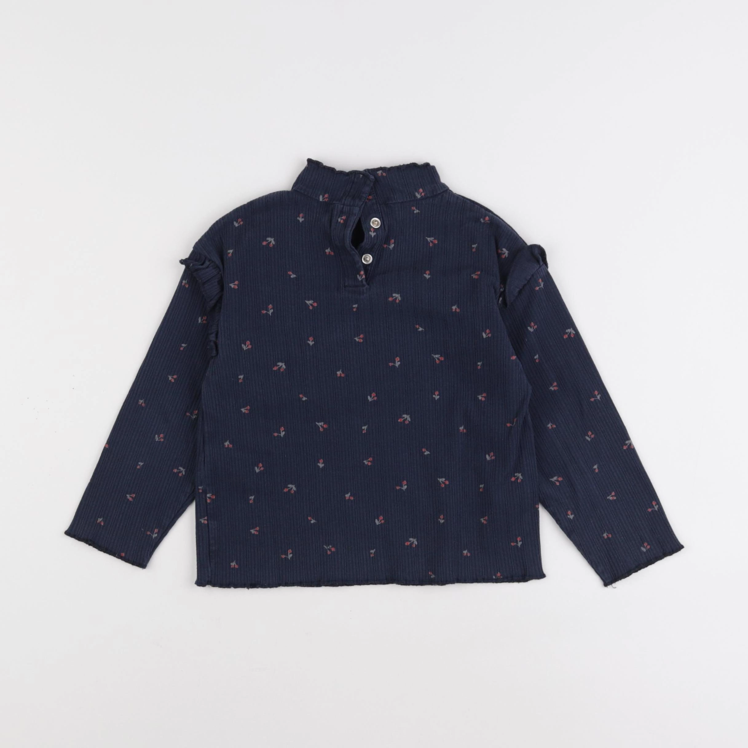 Vertbaudet - sous-pull bleu - 4 ans