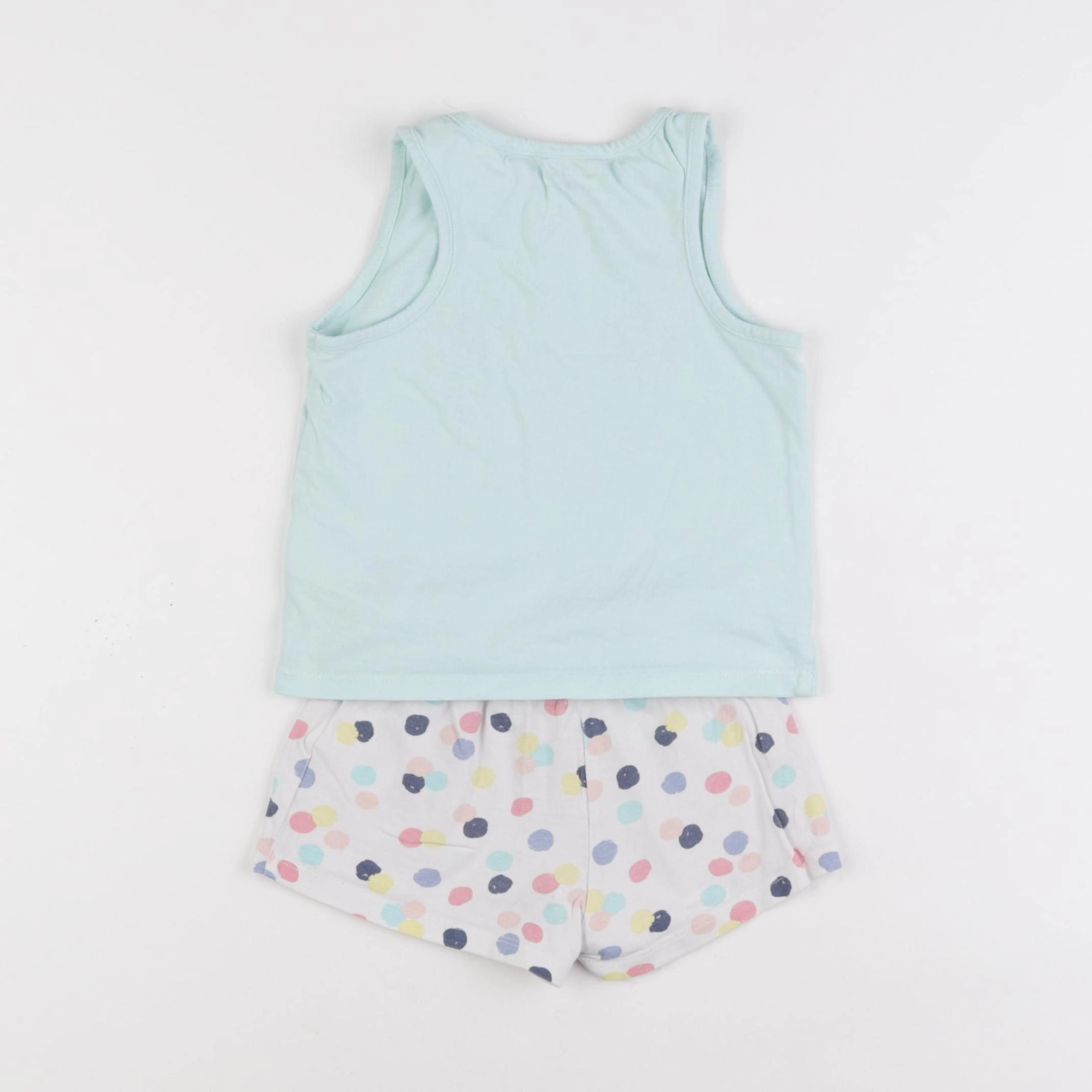 Vertbaudet - pyjama coton vert - 3 ans