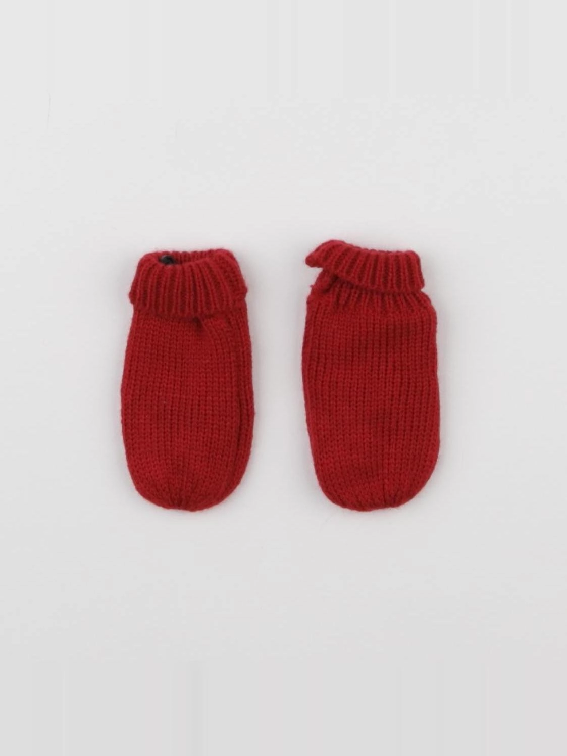 Vertbaudet - moufles rouge - 3/6 mois