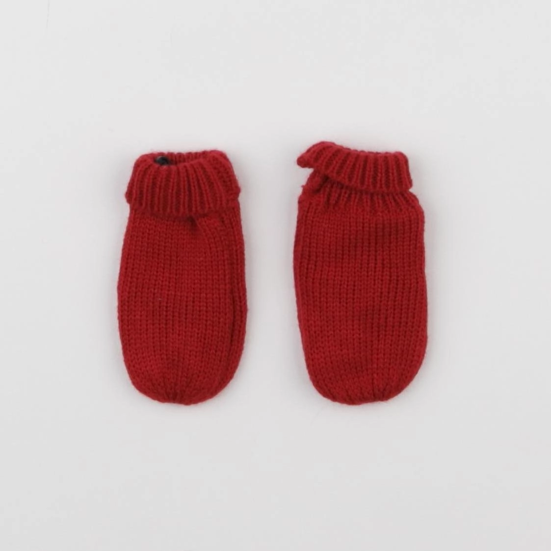 Vertbaudet - moufles rouge - 3/6 mois