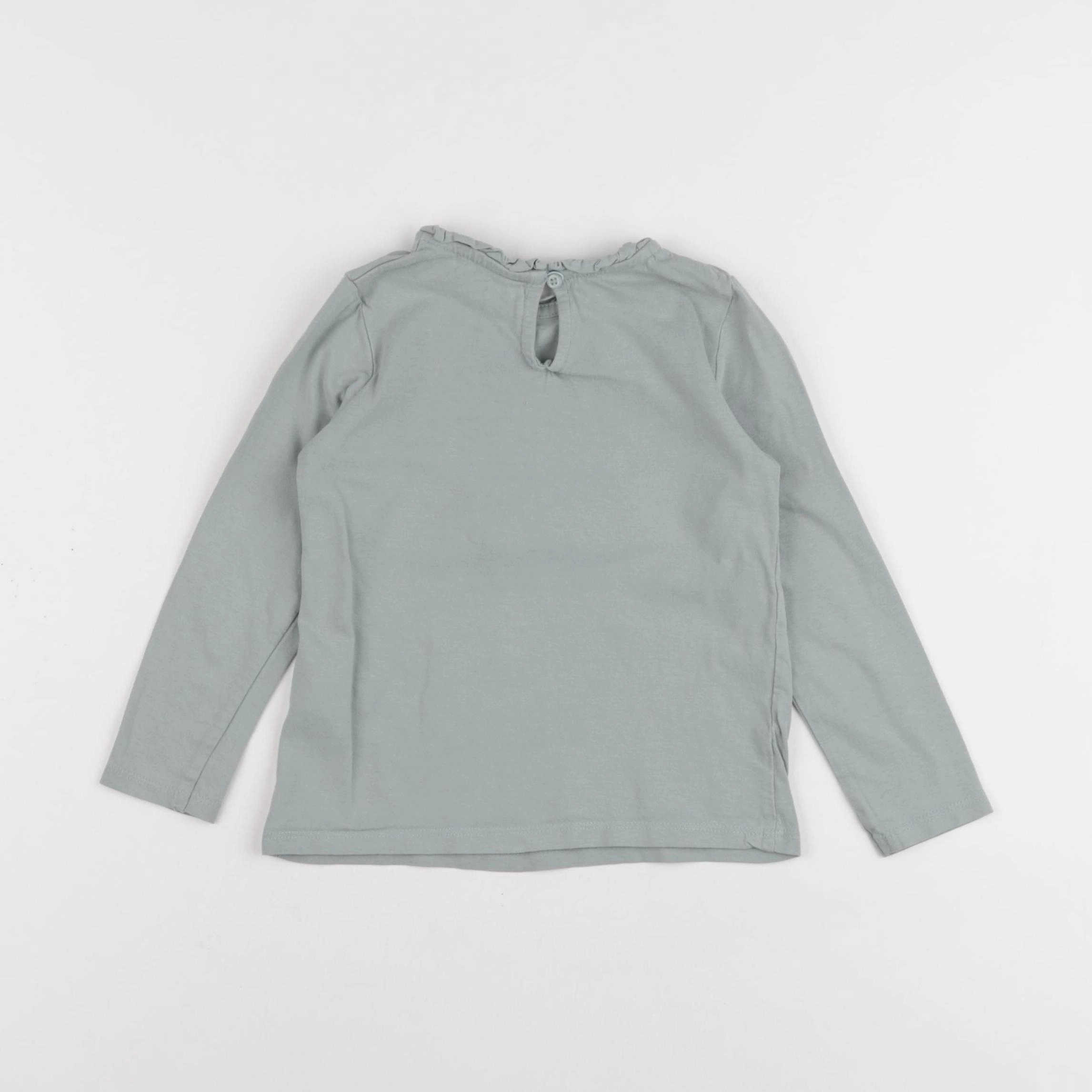 Vertbaudet - tee-shirt vert - 4 ans