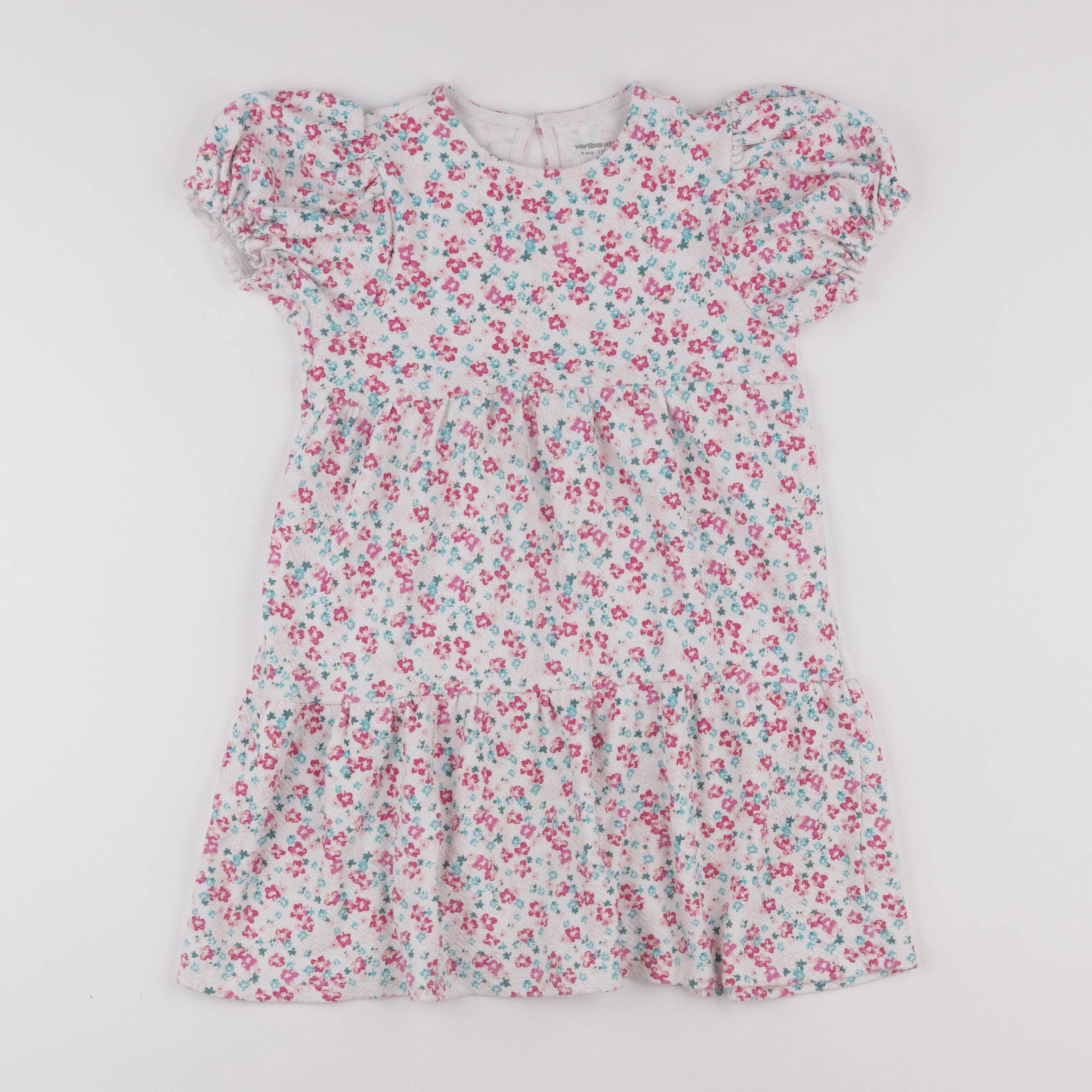 Vertbaudet - robe multicolore - 6 ans