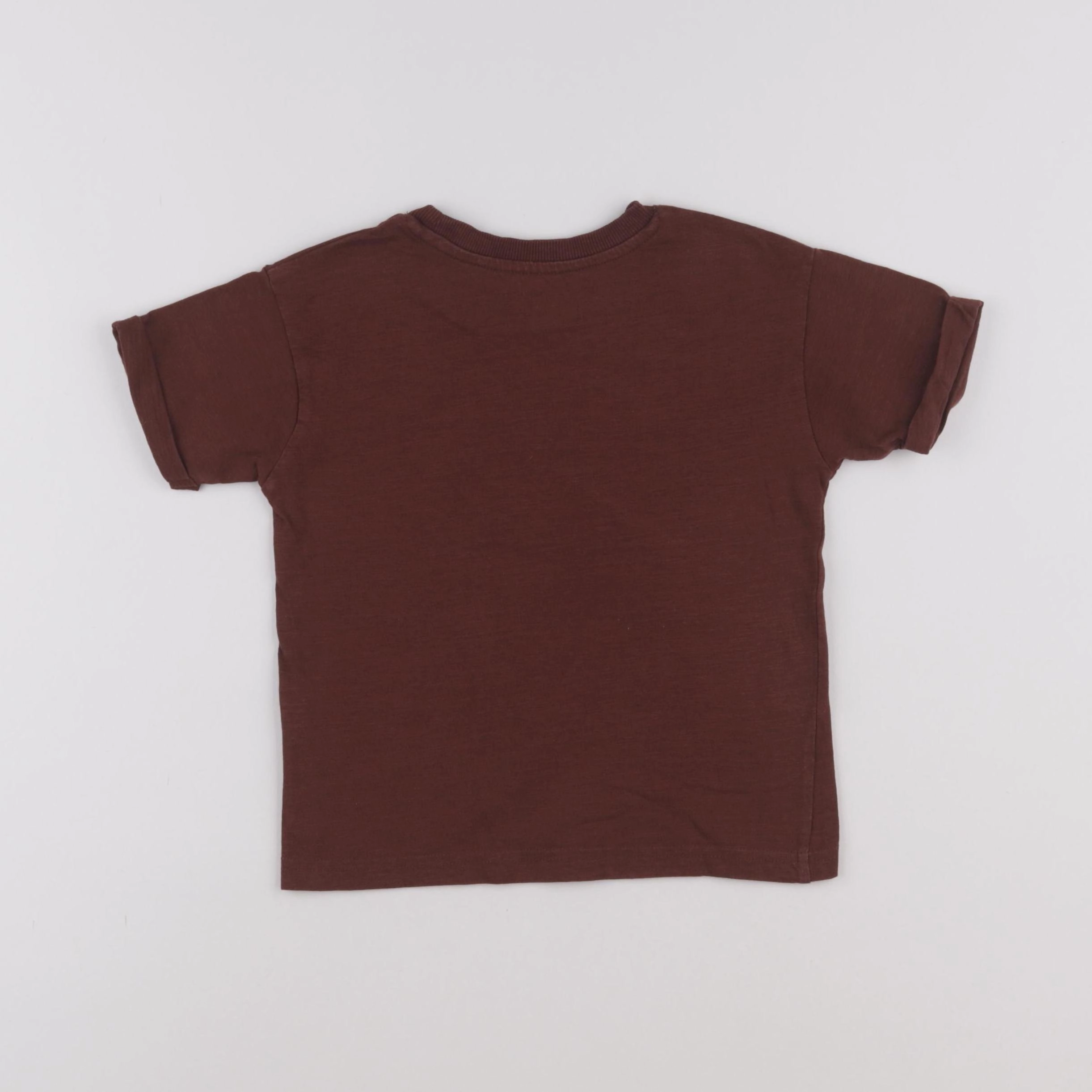 Vertbaudet - tee-shirt marron - 3 ans