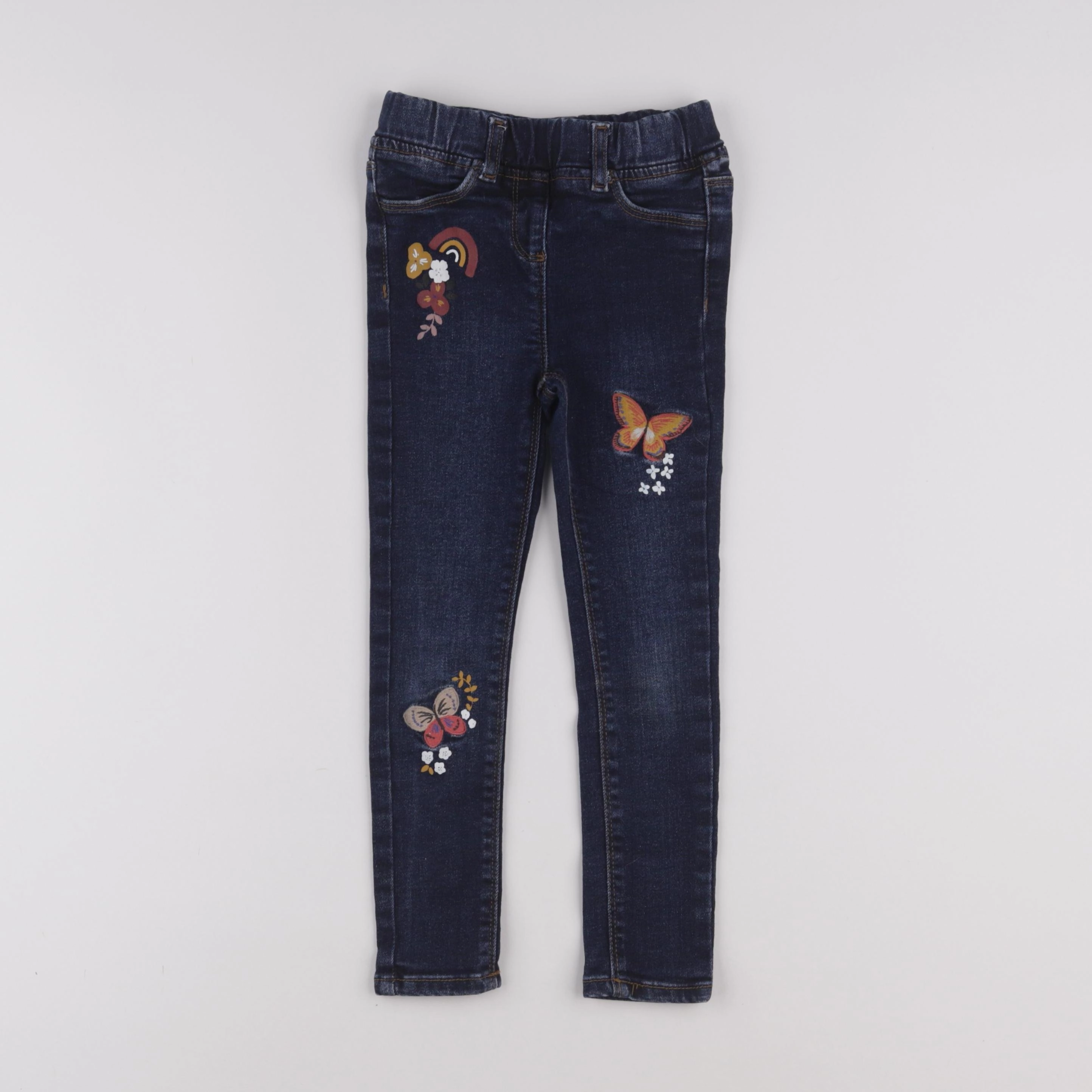 Vertbaudet - jegging bleu - 5 ans