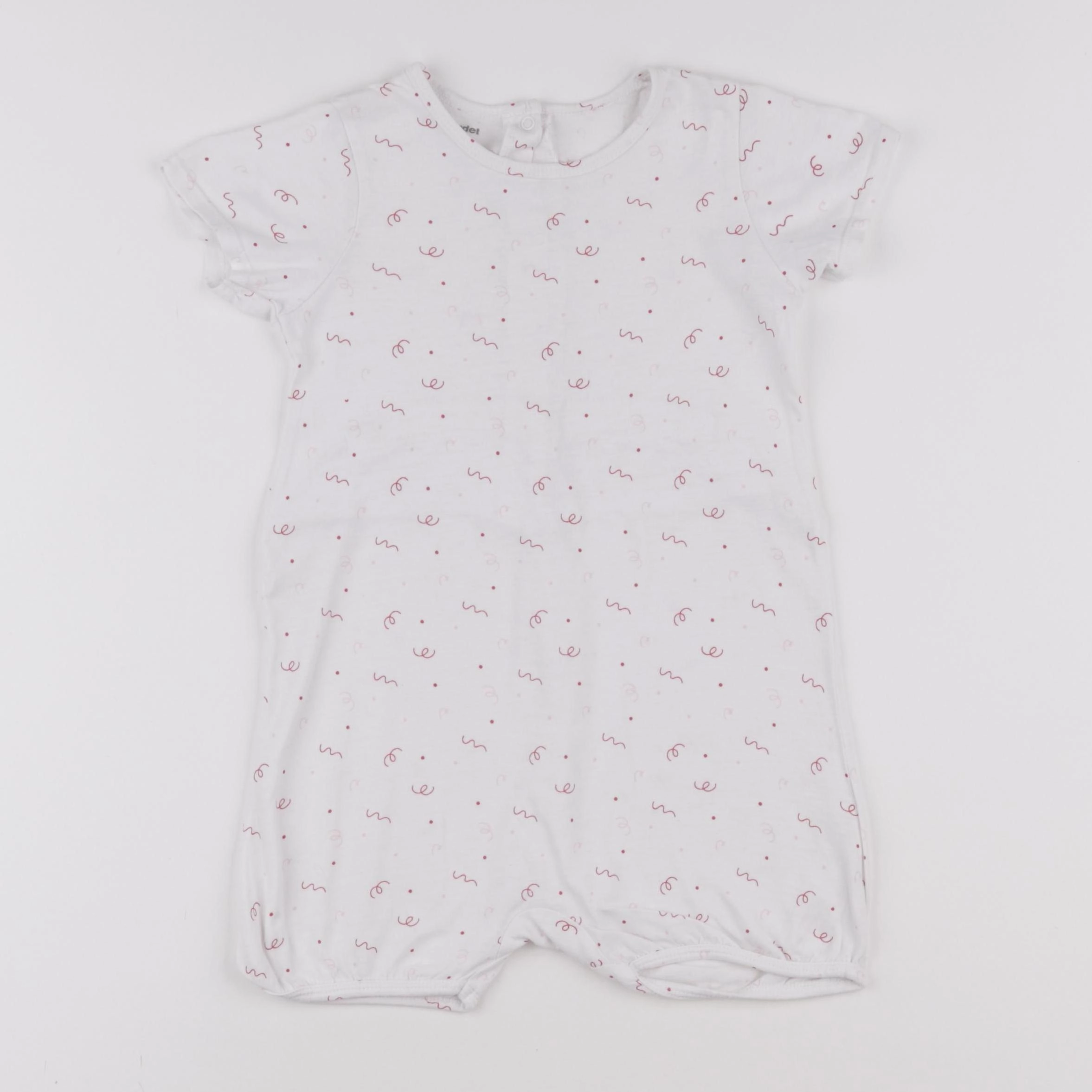 Vertbaudet - pyjama coton blanc - 3 ans