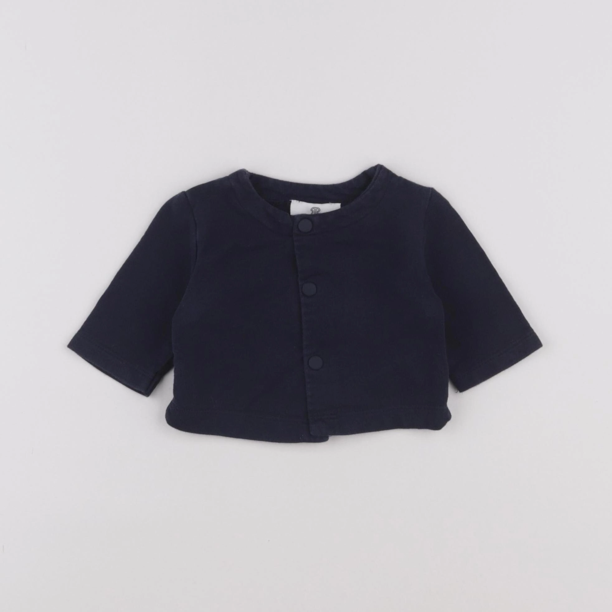 La Redoute - sweat bleu - 1 mois
