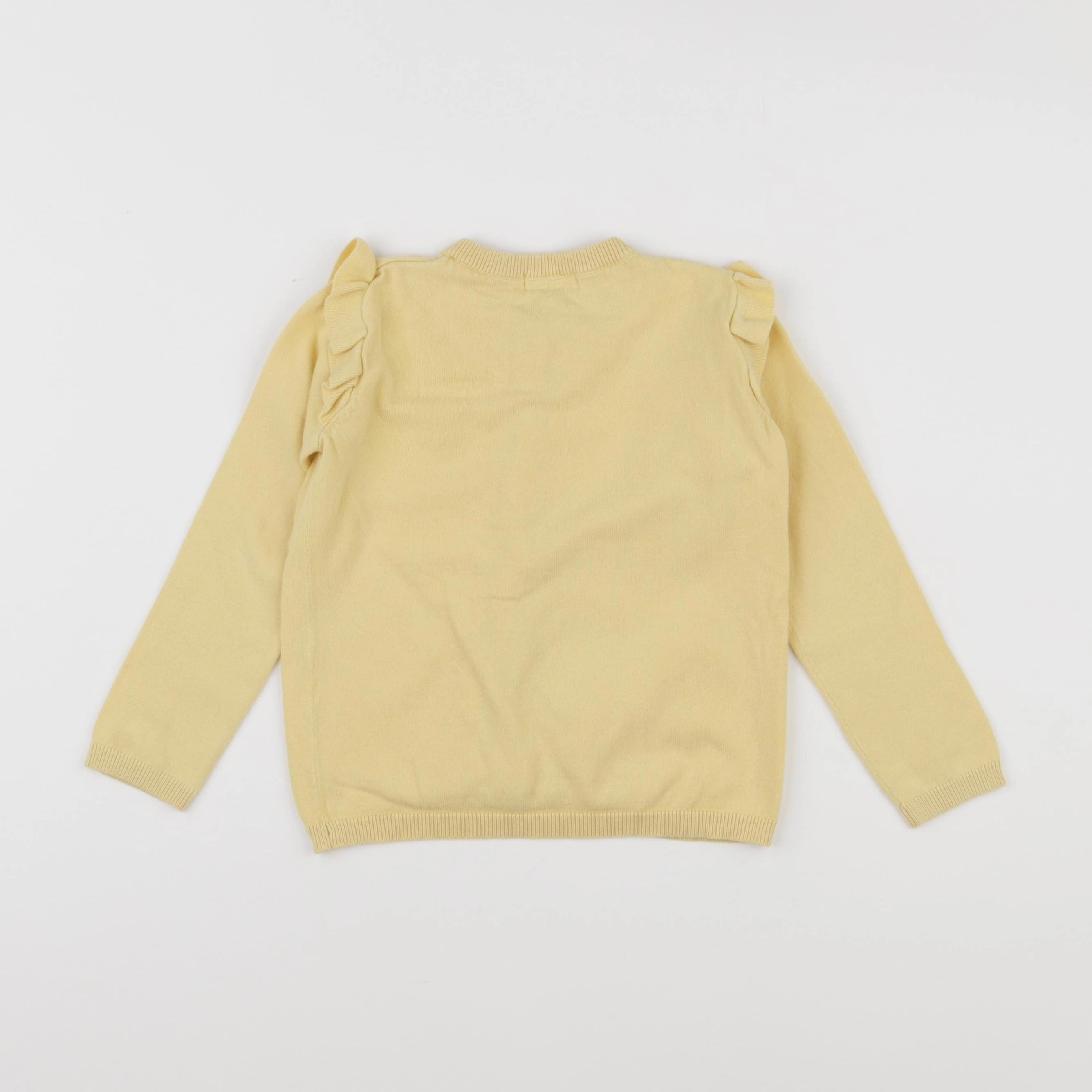 Vertbaudet - gilet jaune - 4 ans