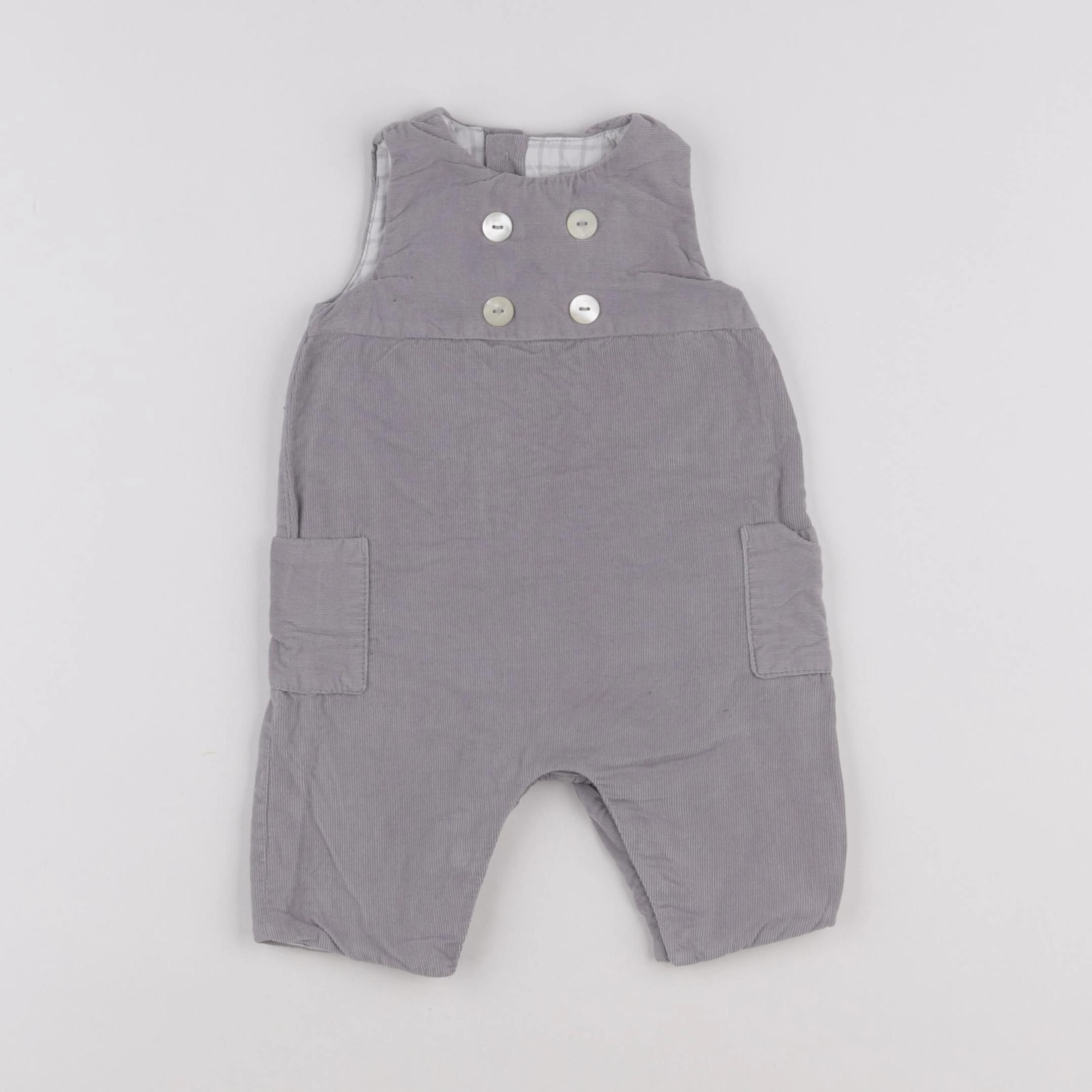 Jacadi - salopette gris - 1 mois