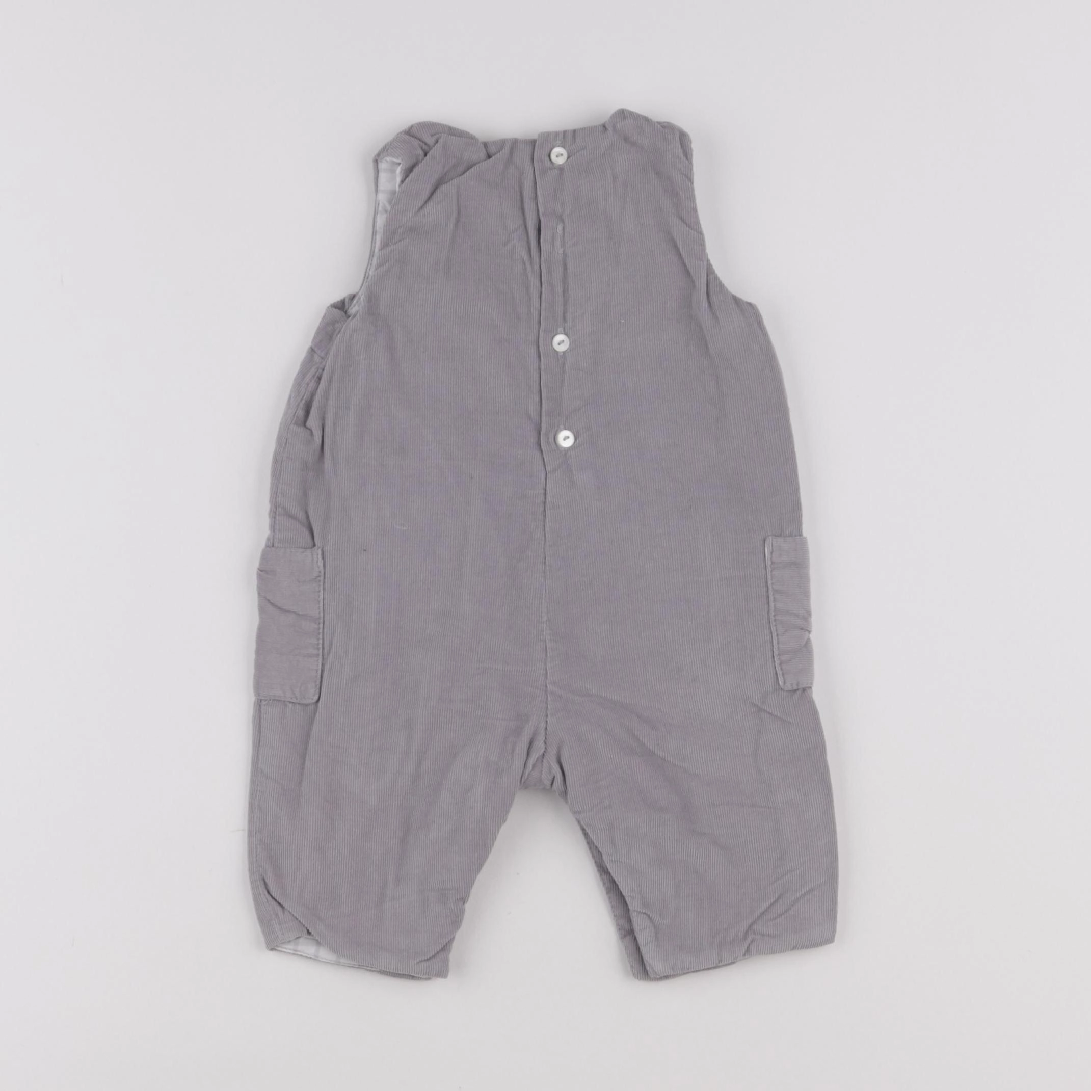 Jacadi - salopette gris - 1 mois