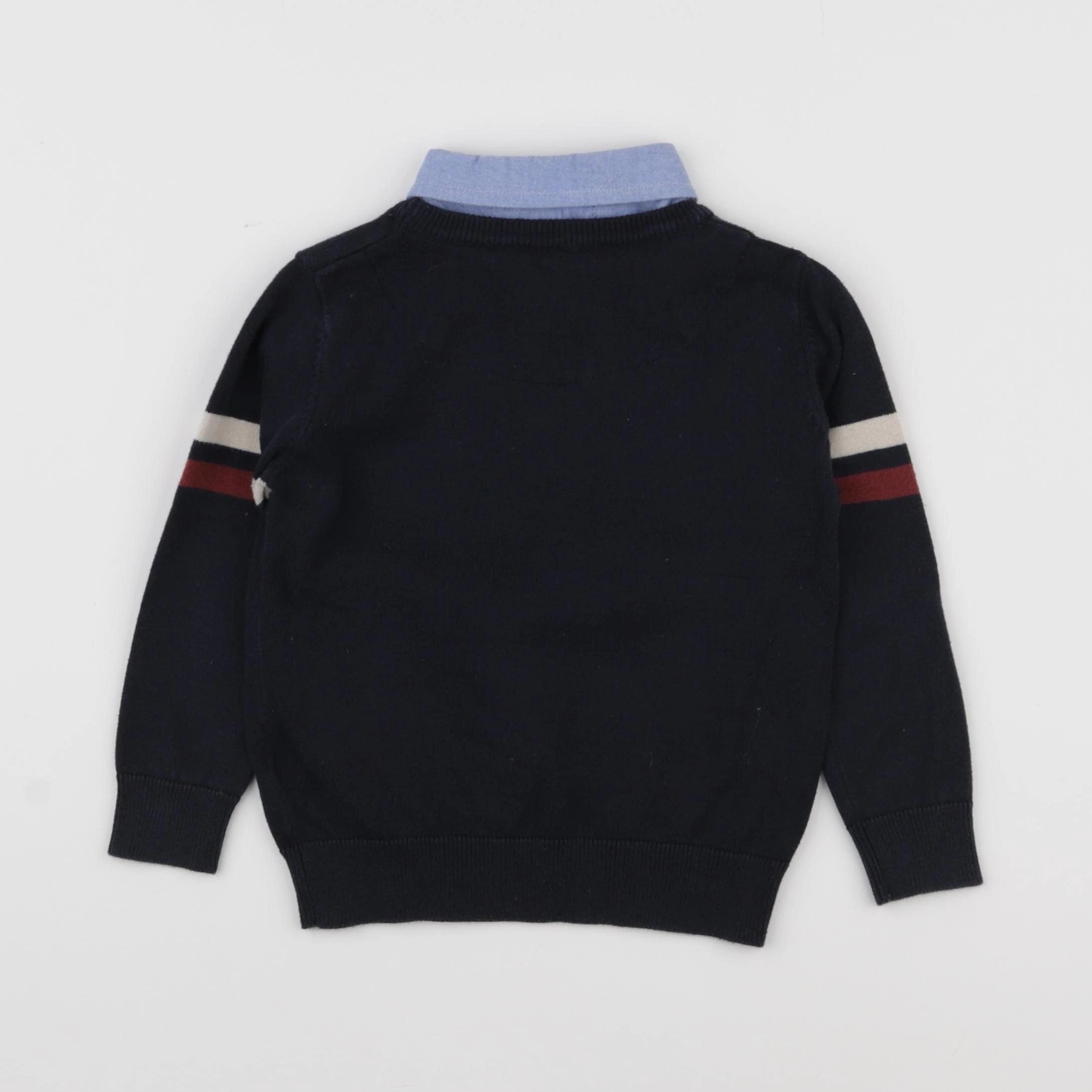 Vertbaudet - pull bleu - 3 ans