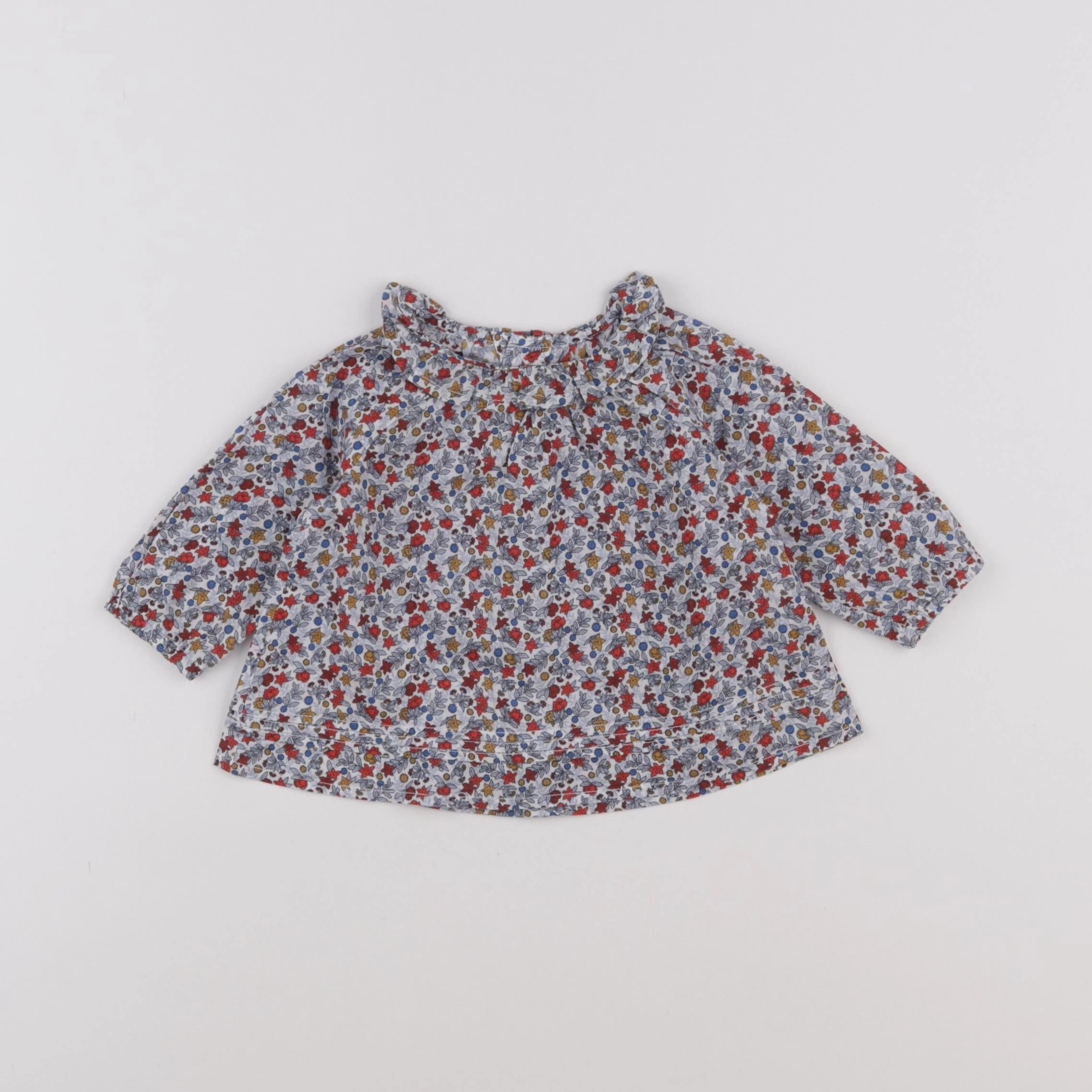 Boutchou - blouse multicolore - 3 mois