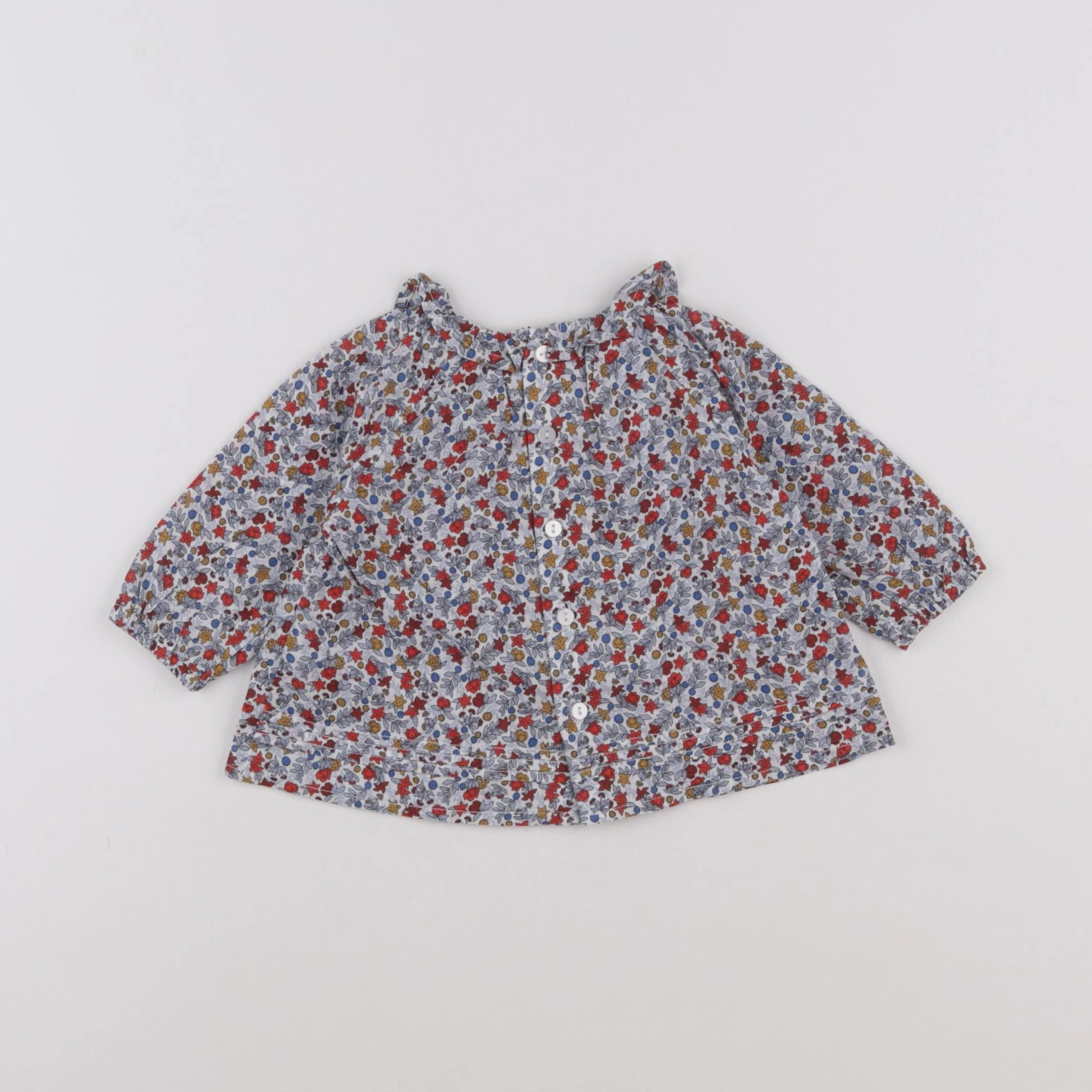 Boutchou - blouse multicolore - 3 mois