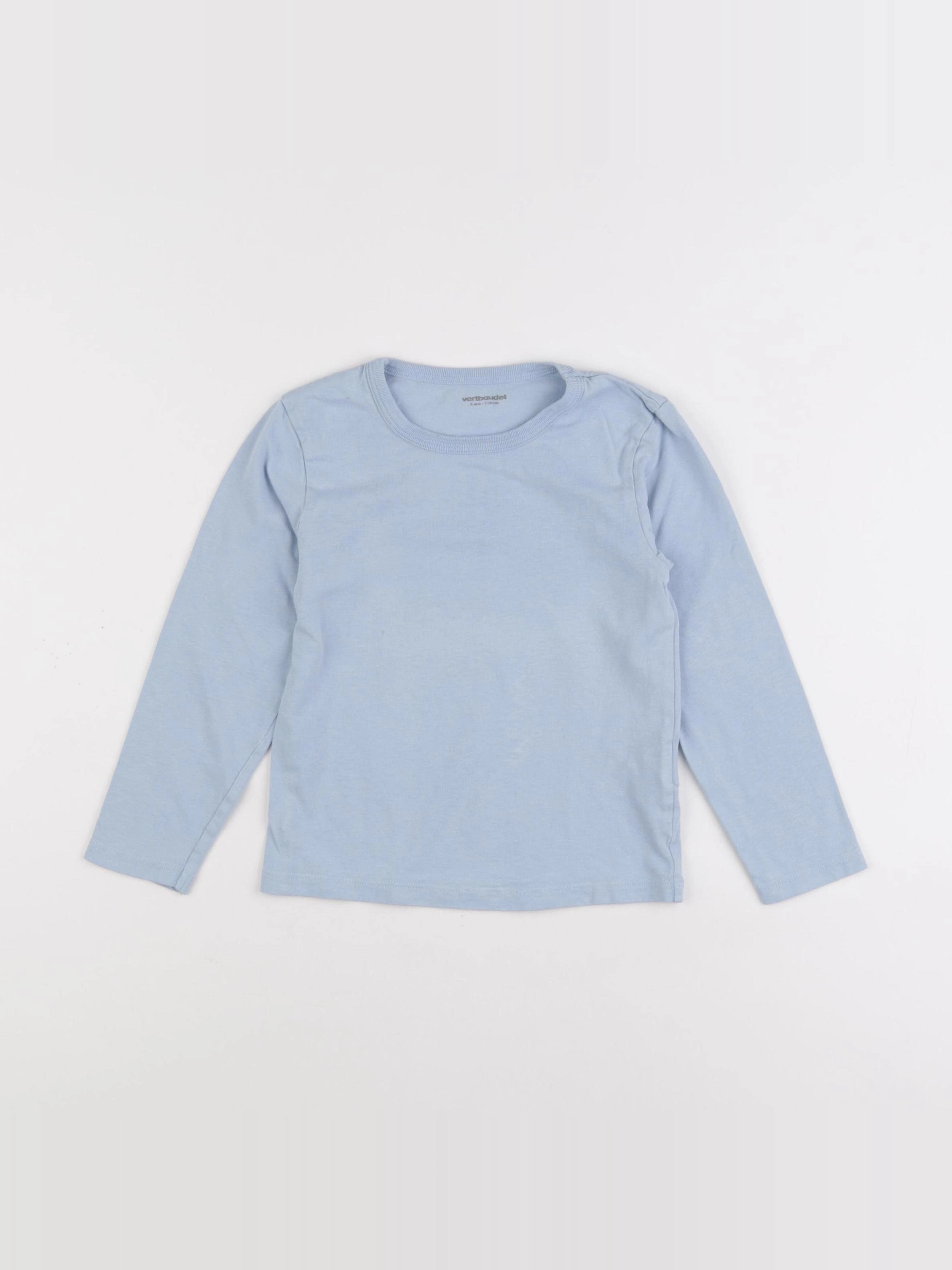 Vertbaudet - maillot de corps bleu - 5 ans