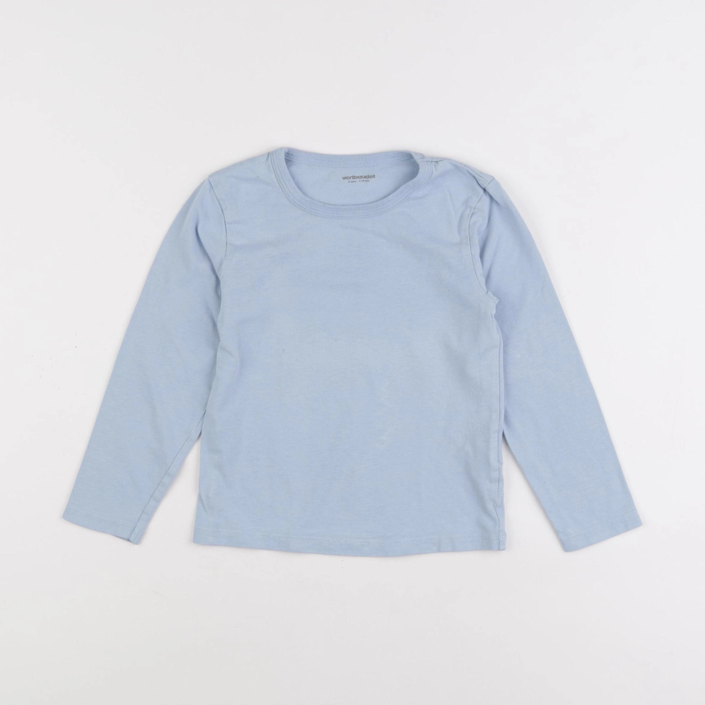 Vertbaudet - maillot de corps bleu - 5 ans