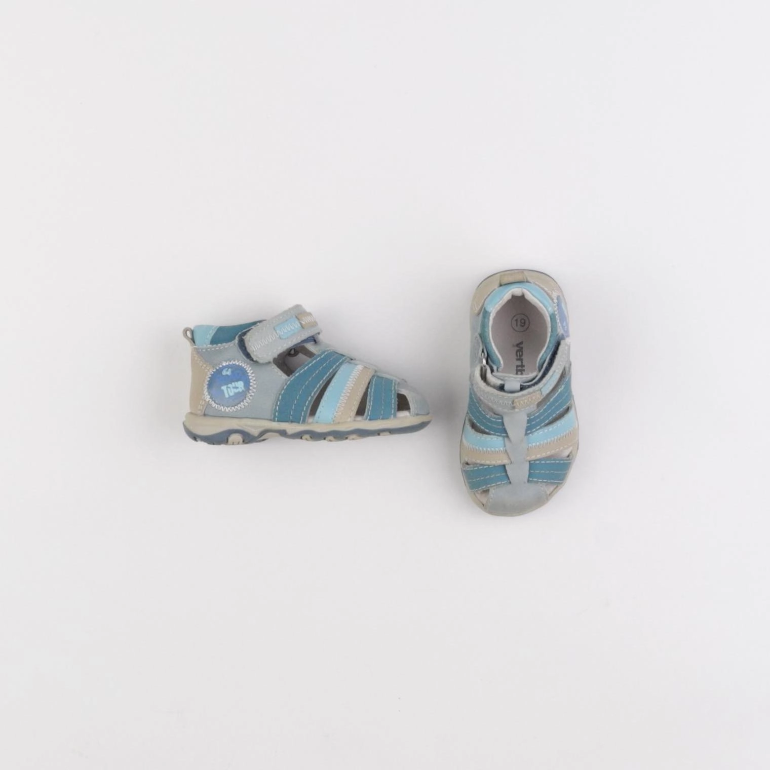 Vertbaudet - sandales bleu - pointure 19