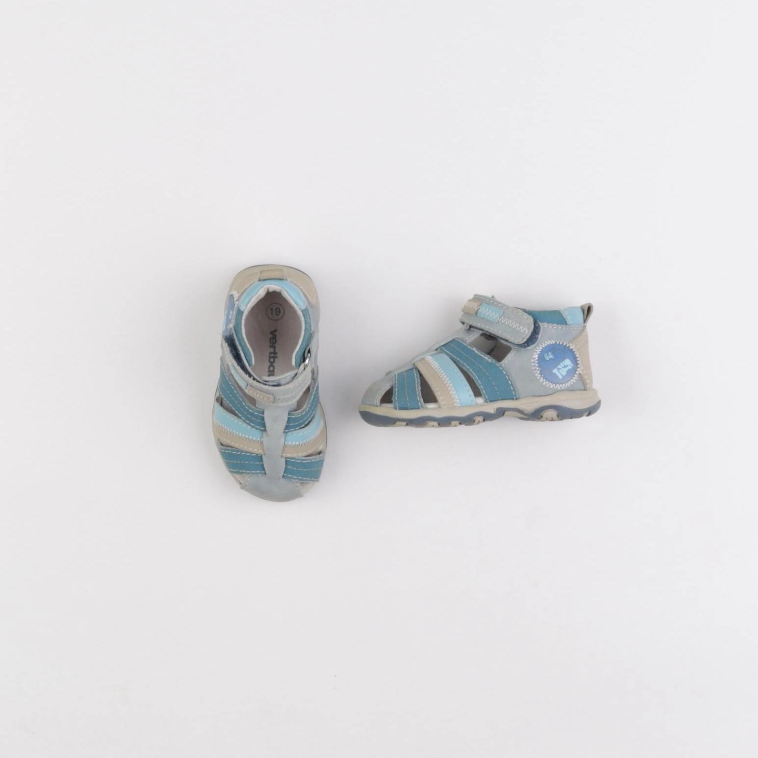 Vertbaudet - sandales bleu - pointure 19