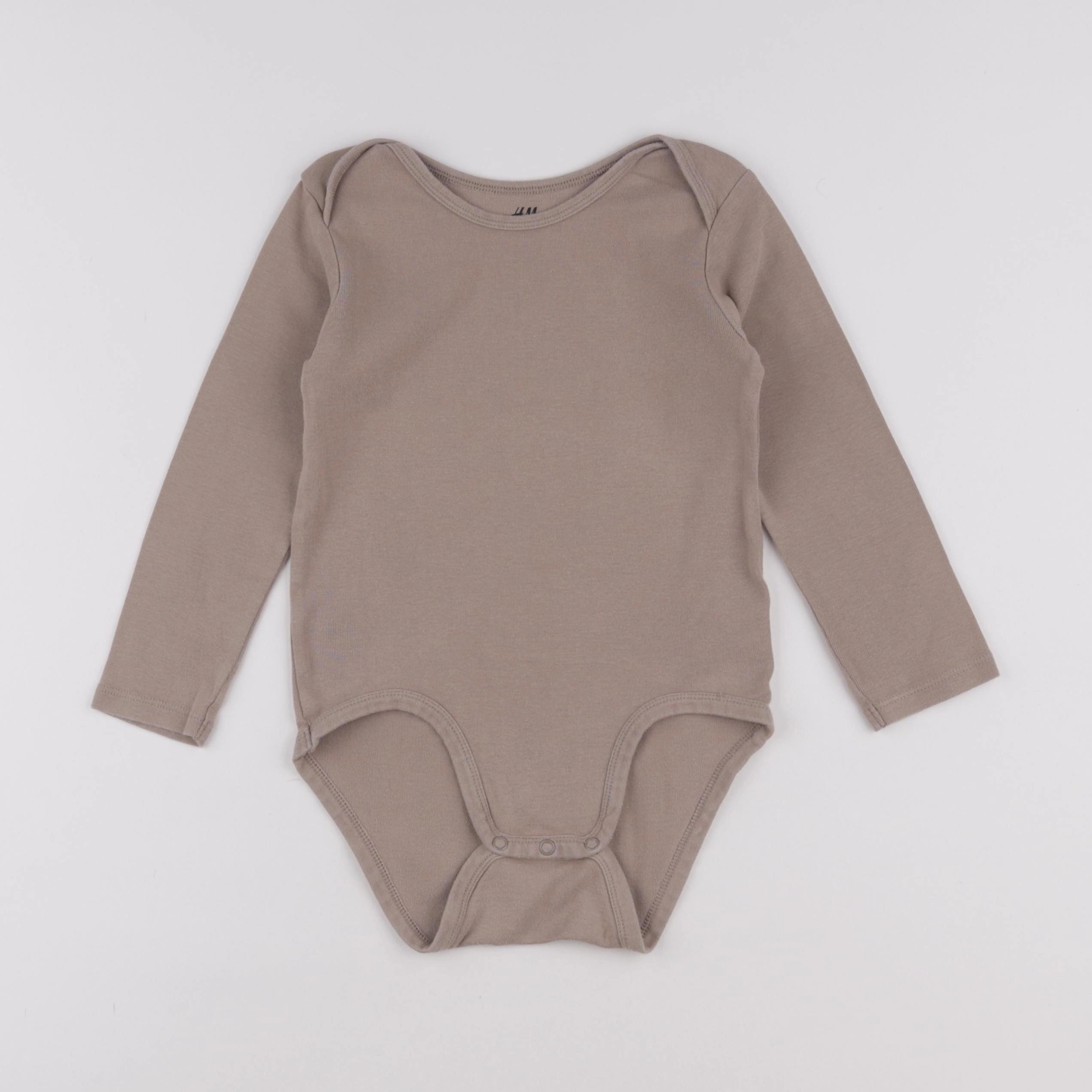 H&M - body beige - 3/4 ans