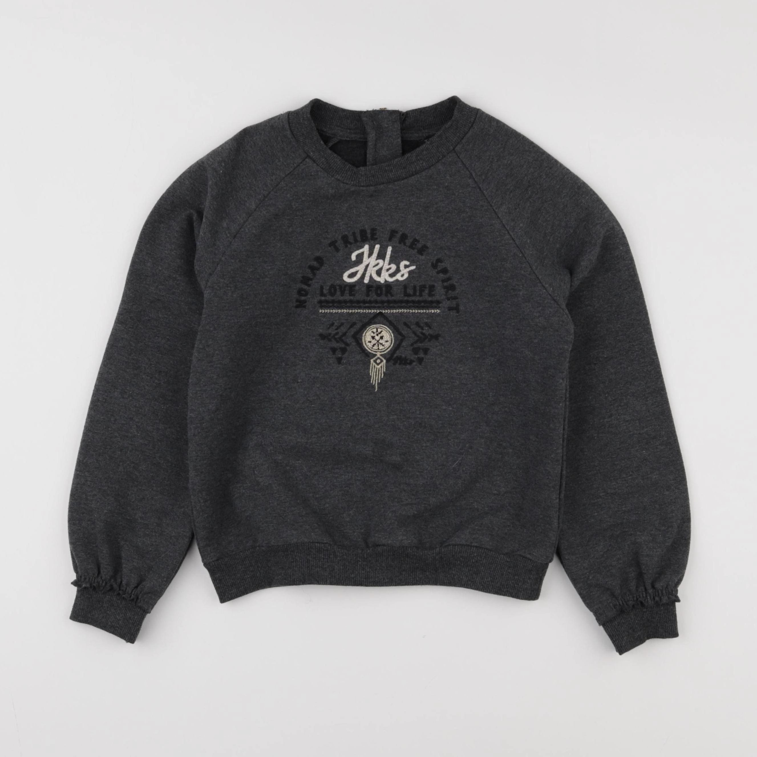 IKKS - sweat gris - 8 ans