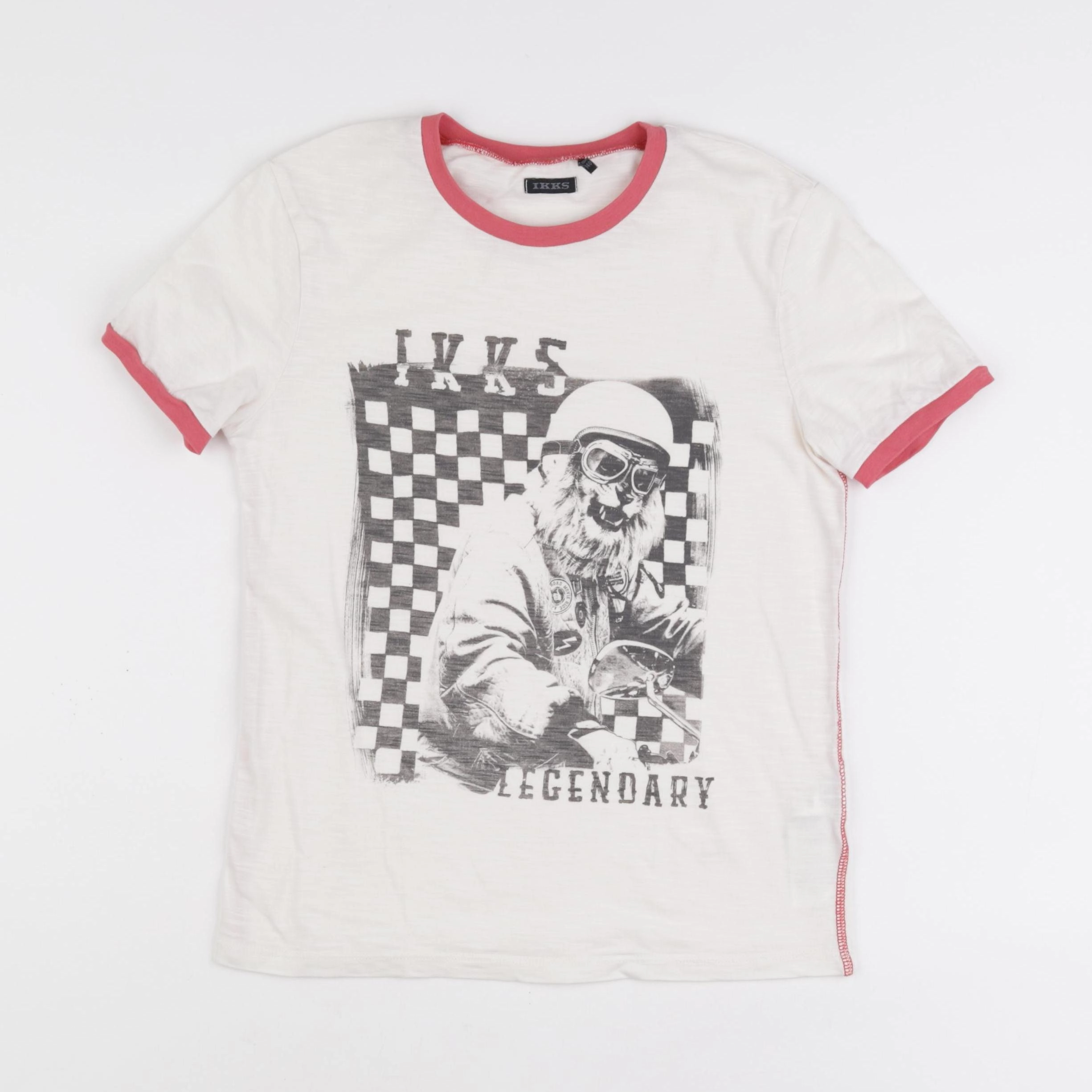 IKKS - tee-shirt beige - 10 ans